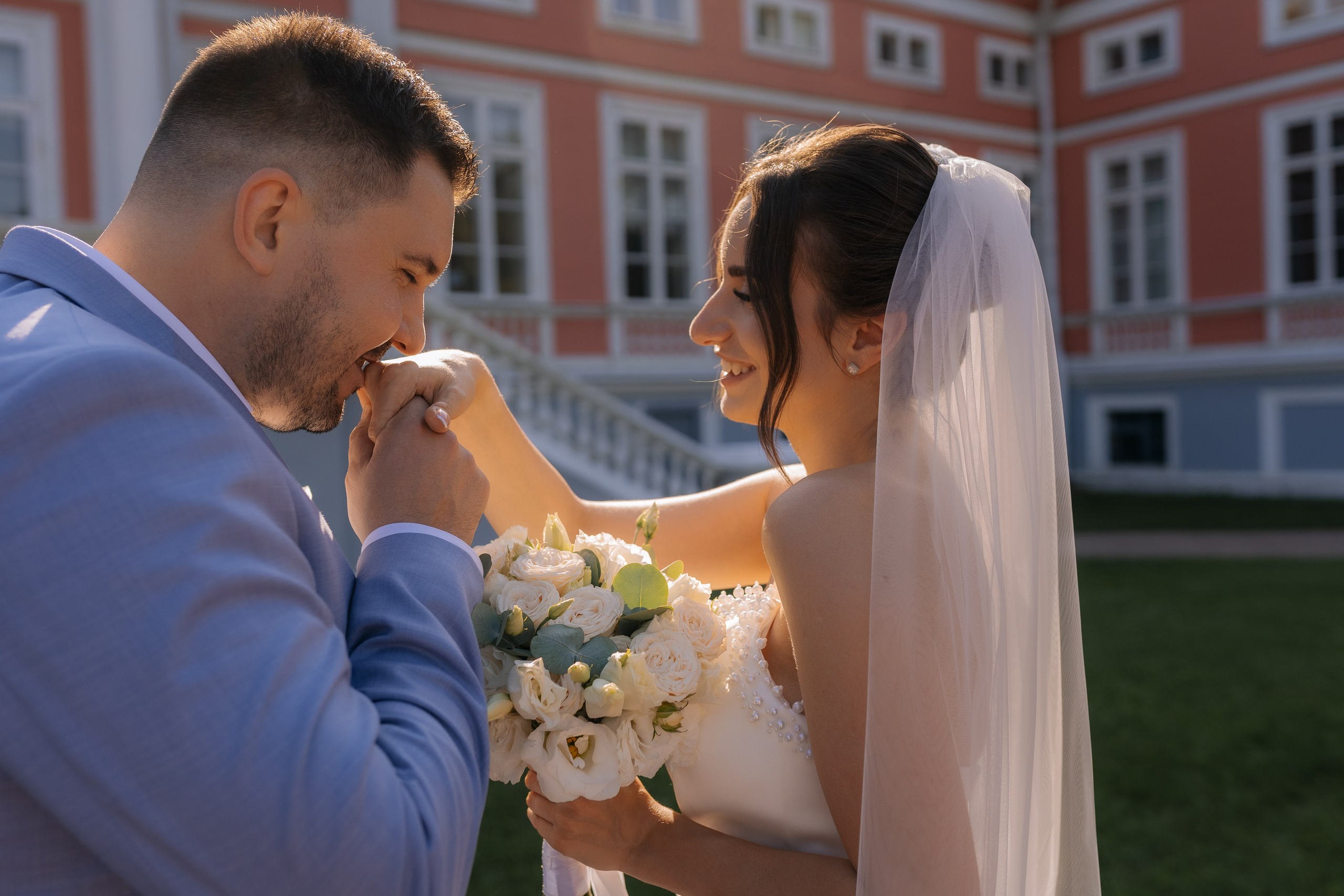 Свадебная фотосессия в Москве, парк Кусково. Свадебный фотограф в Москве Анна Полушина