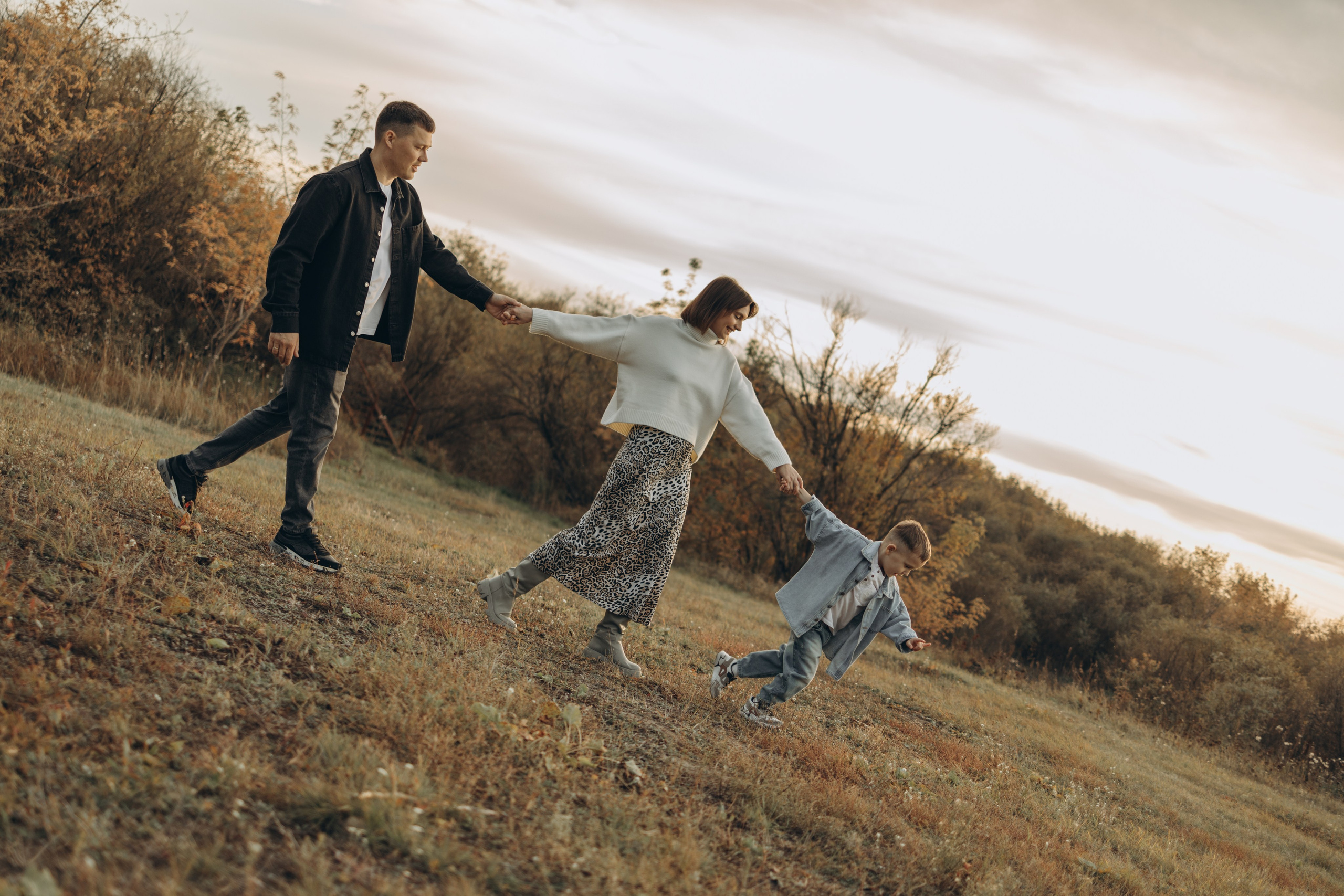 Сентябрьский вечер. Семейный и детский фотограф в Тюмени Вика Алленова