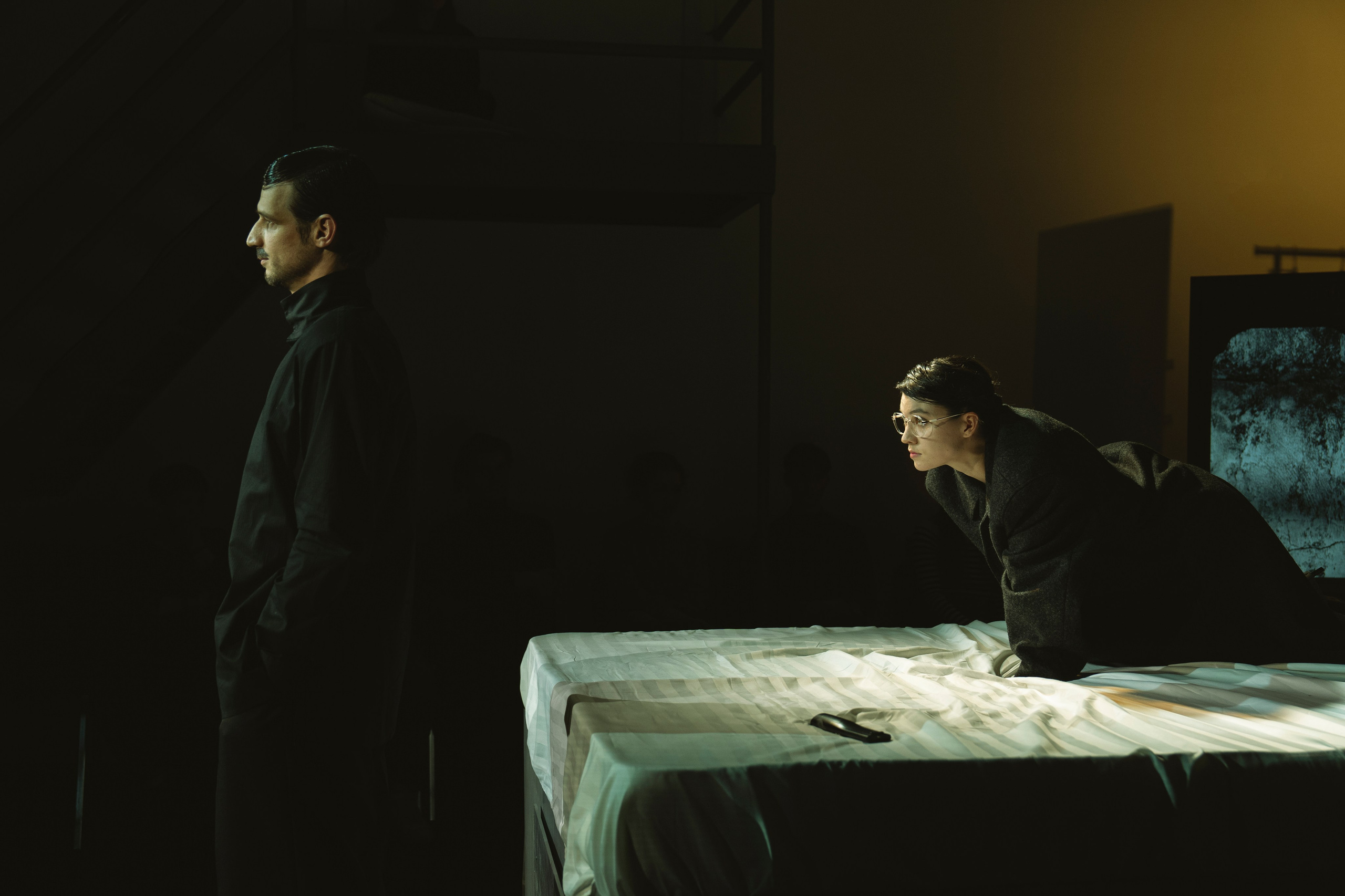 Кроткая. Монтаж. Реж. Артем Злобин. A Gentle Creature, dir. Artem Zlobin. Фотограф Ирина Соколенко Санкт-Петербург