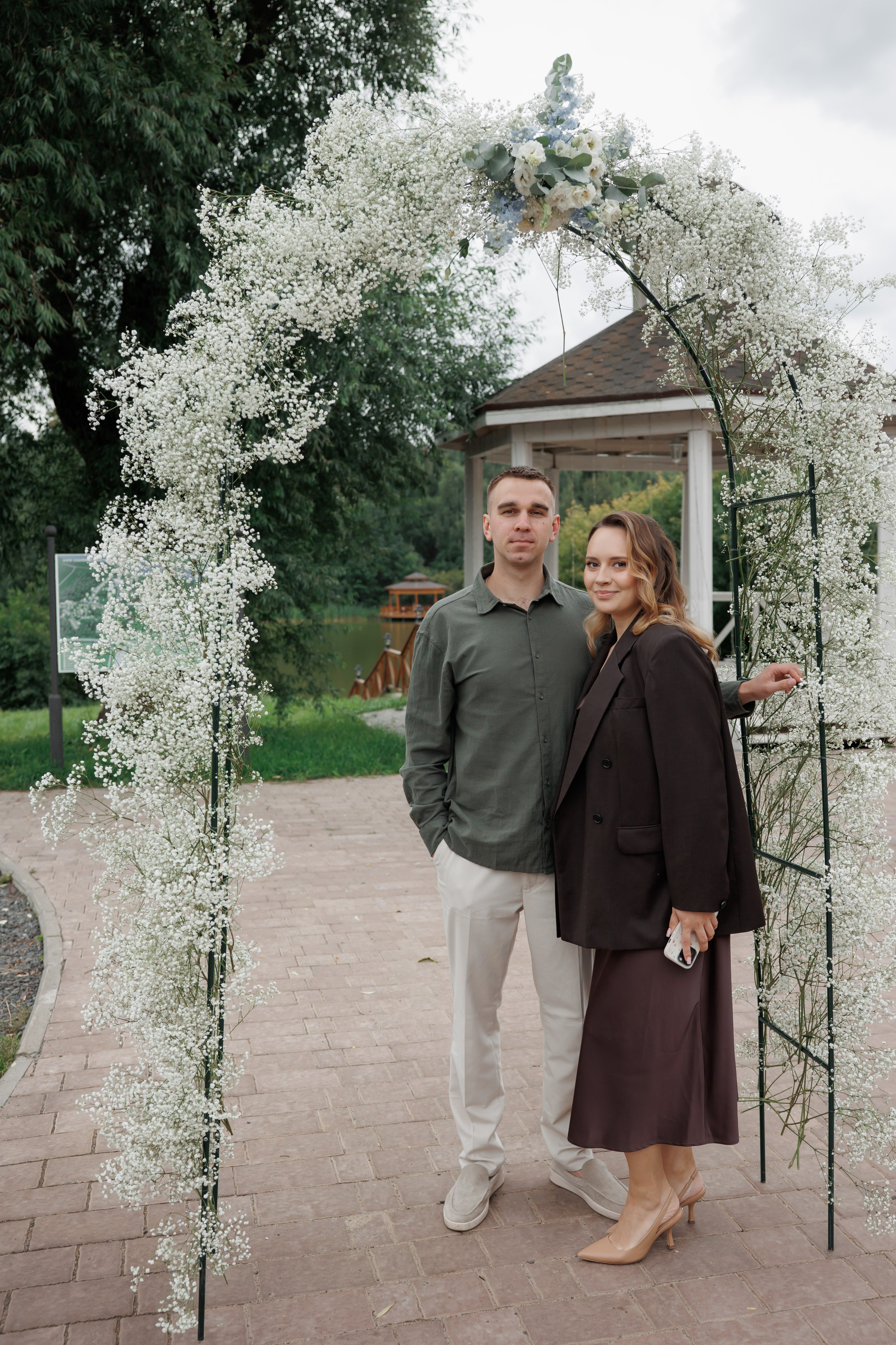 Гребнево: выездная церемония, прогулка и небольшой банкет. Свадебный и репортажный фотограф (Москва, Королев и другие)
