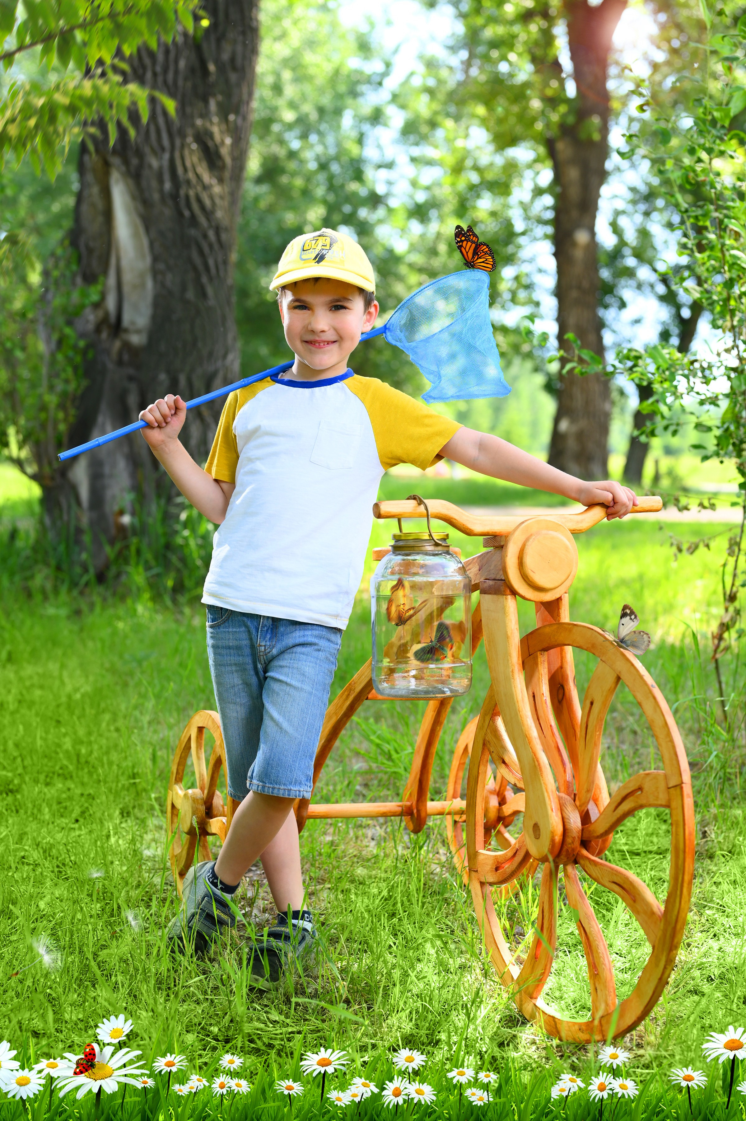 Ловец бабочек. ФотоАрт