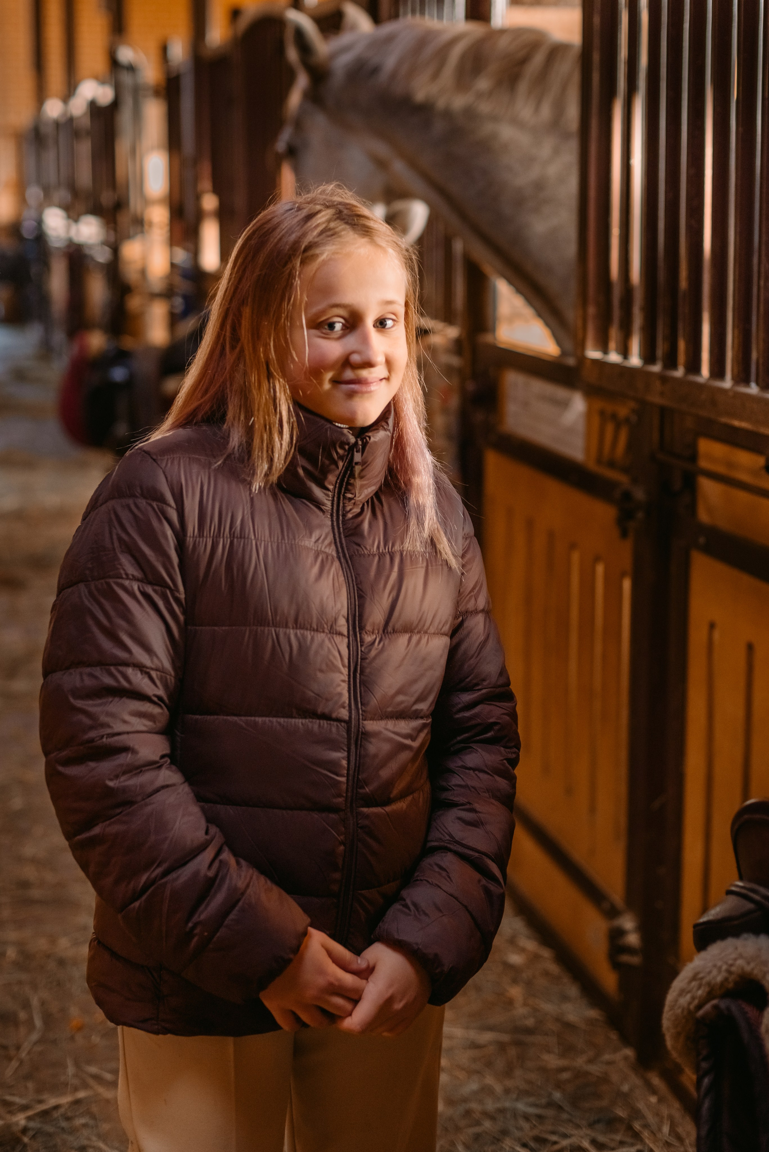 Фотосессия в конюшне и парке. Фотограф Юлия Кондратьева