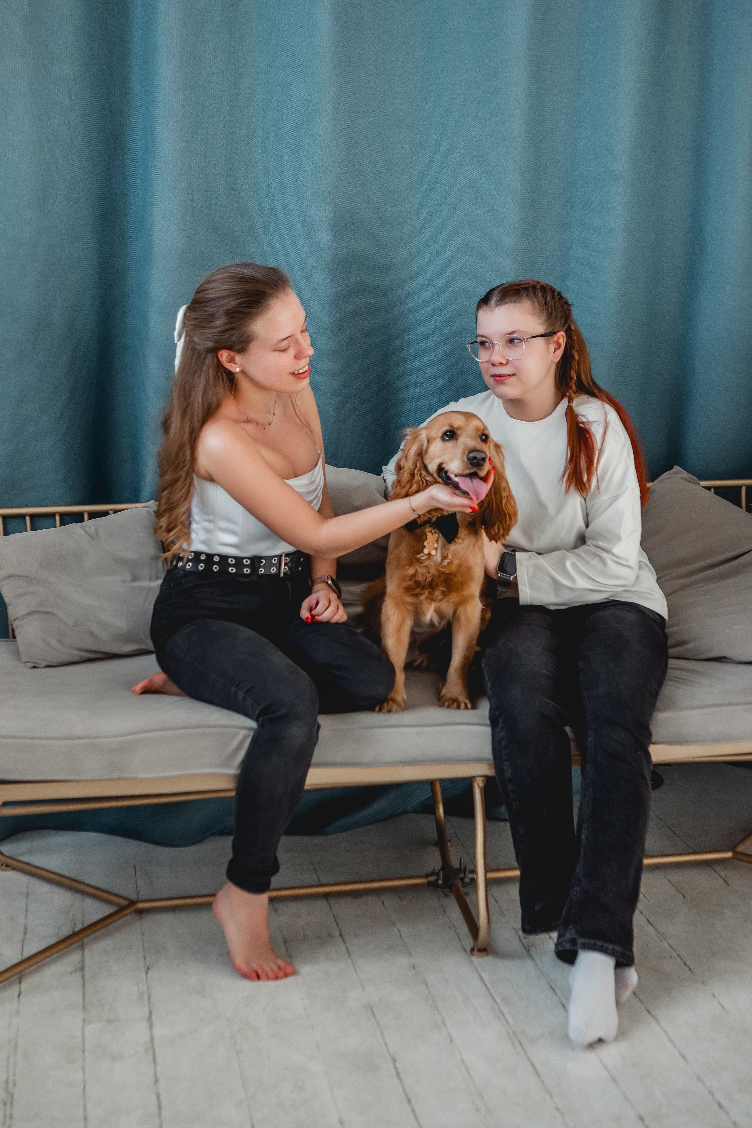 Лада и Барни. Семейный фотограф анималист Мария Крючкова