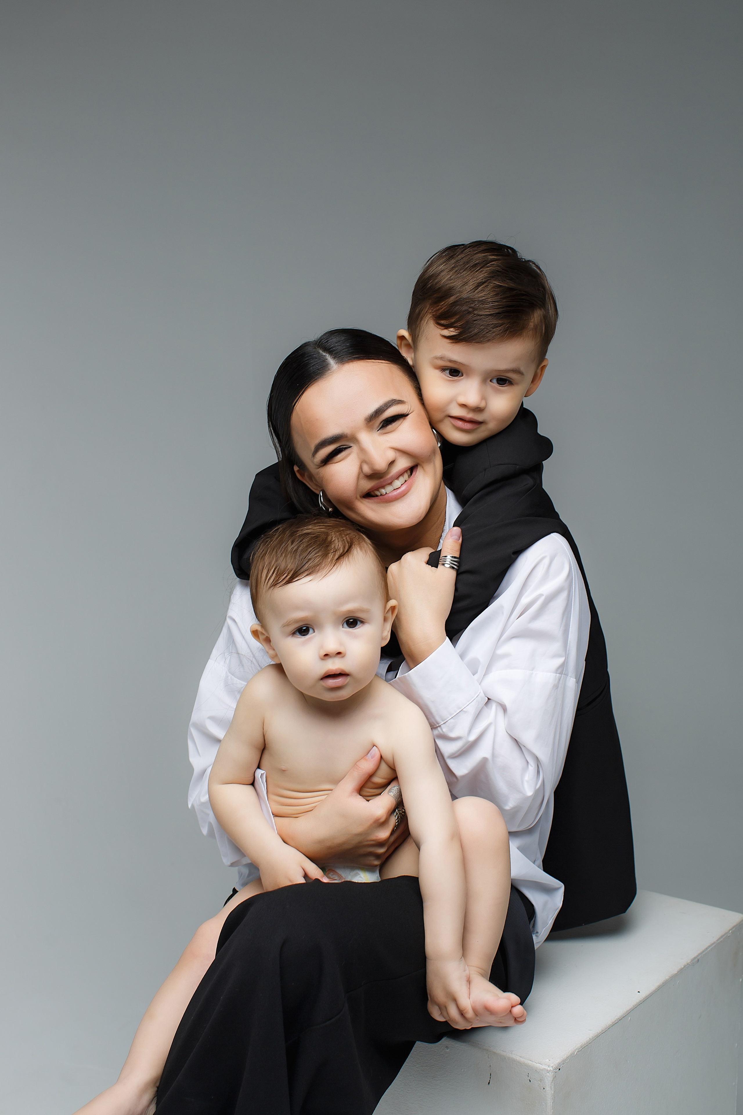 Дилара с сыновьями. Семейный и детский фотограф в Стерлитамаке Разина Рахмангулова