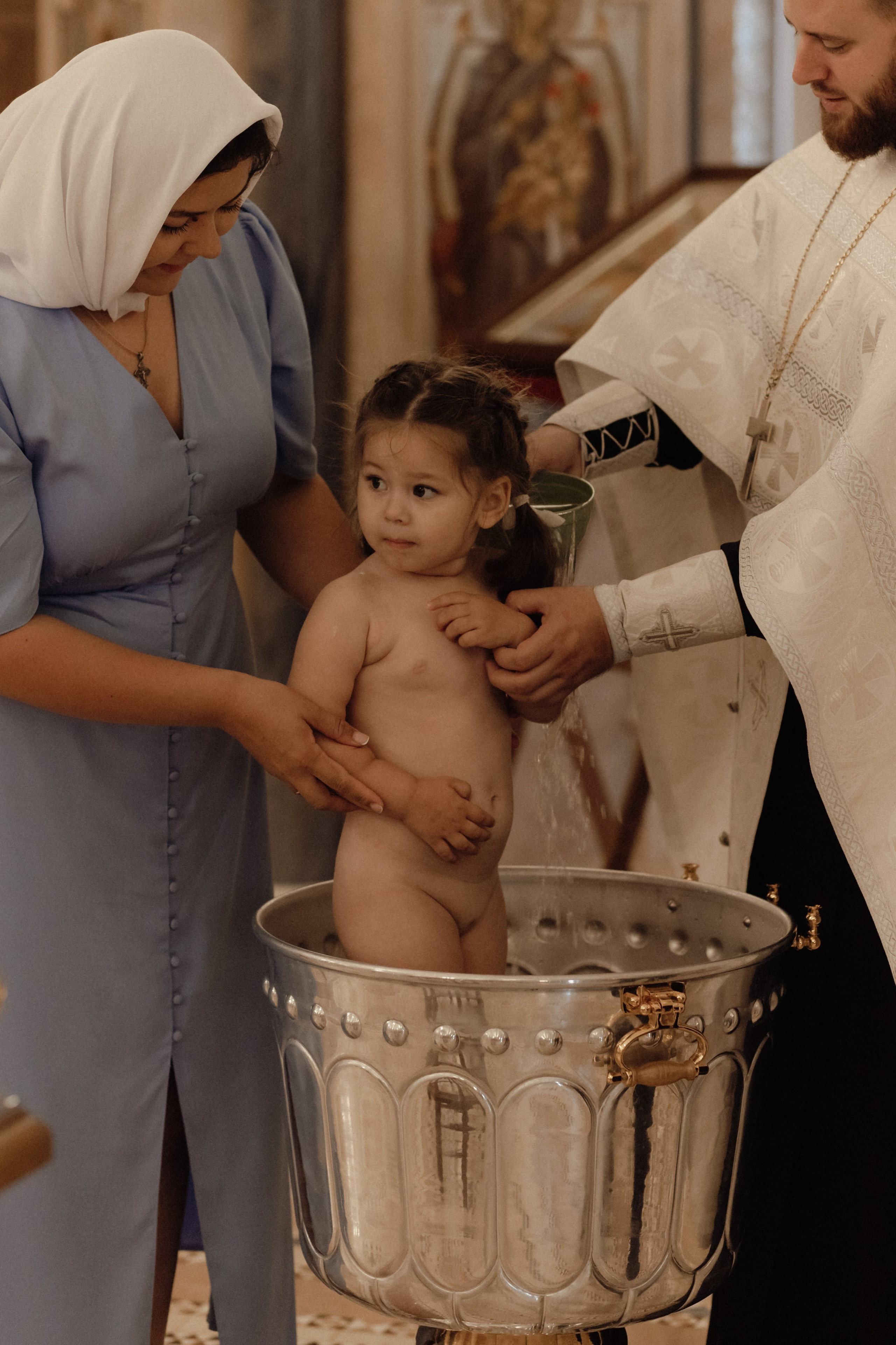 Крещение Киры. Семейный и свадебный фотограф в Челябинске Мария Леонтьева