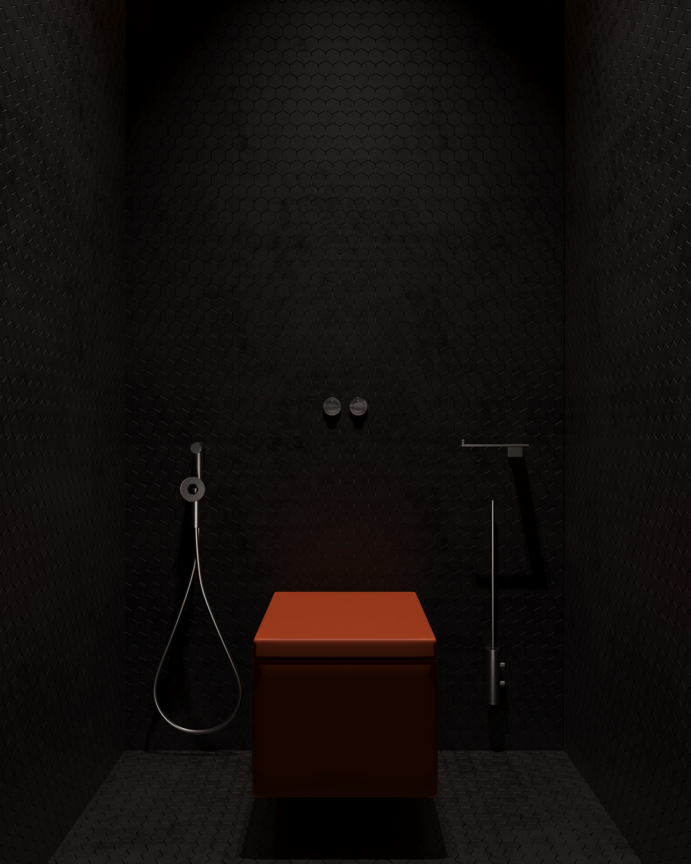 Мастер-спальня с видовым балконом. 3D визуализатор