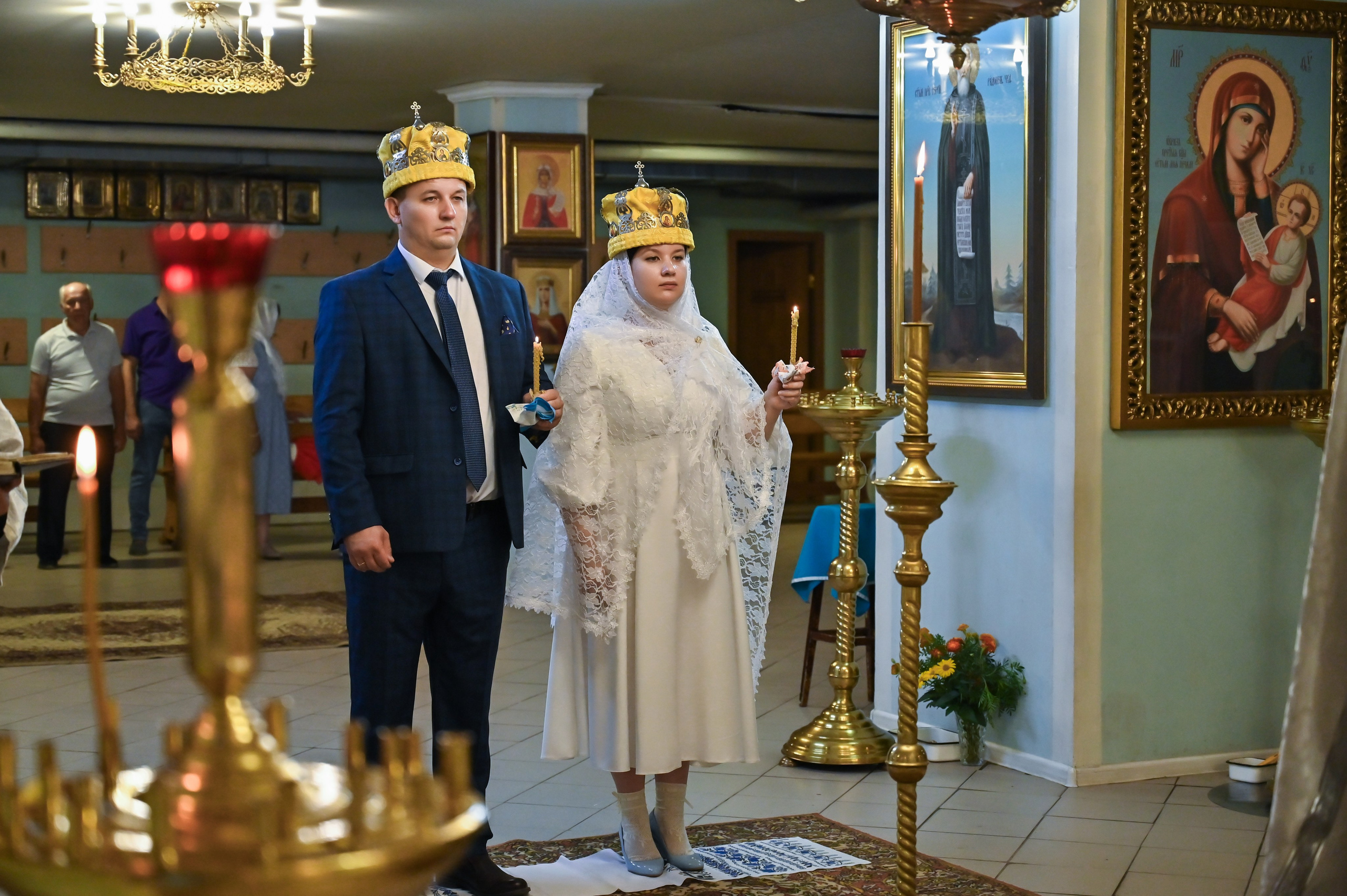 Венчание Андрей и Елена. Репортажный и свадебный фотограф в Липецке Иван Первойкин