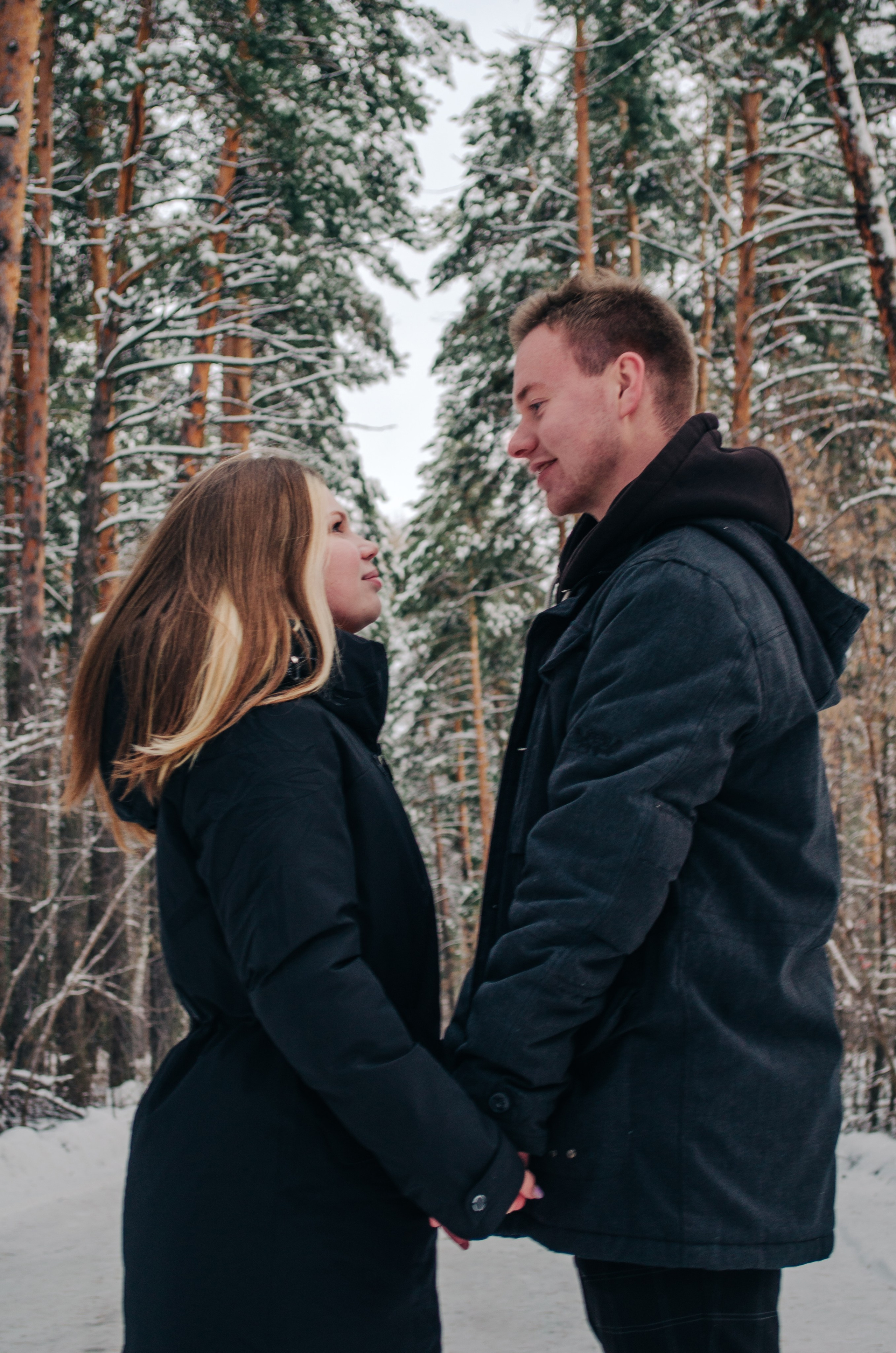 Зимняя история любви в стиле фильма «Гарри Поттер». Денисова Аля — фотограф для парных съемок и индивидуальных историй в Барнауле