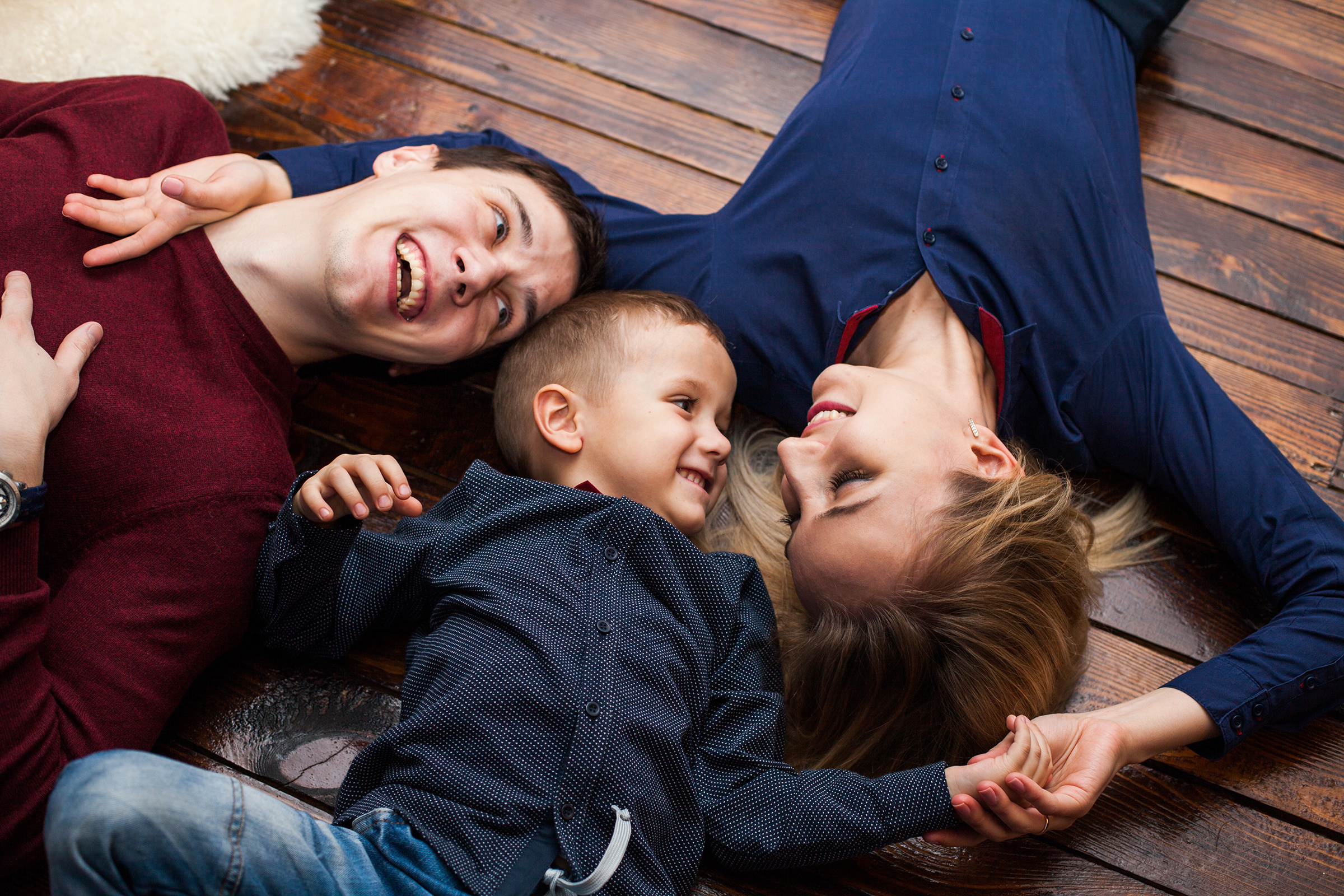семейная фотосессия в фотостудии Просто Томск