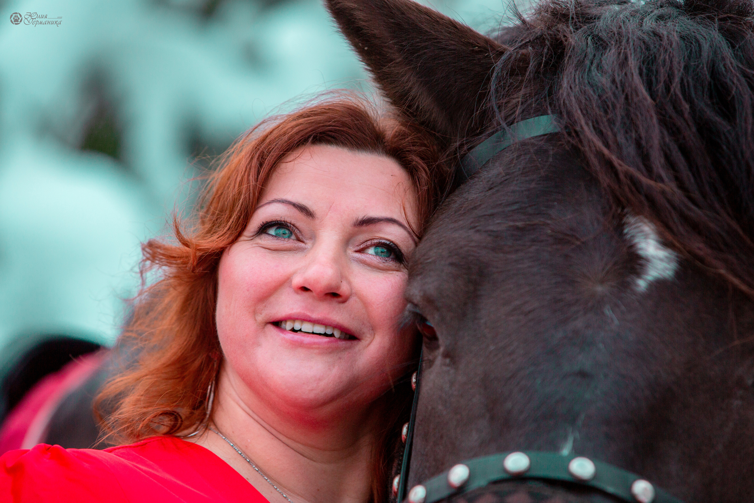 Съёмки с лошадьми. Фотограф-анималист Юлия Германика