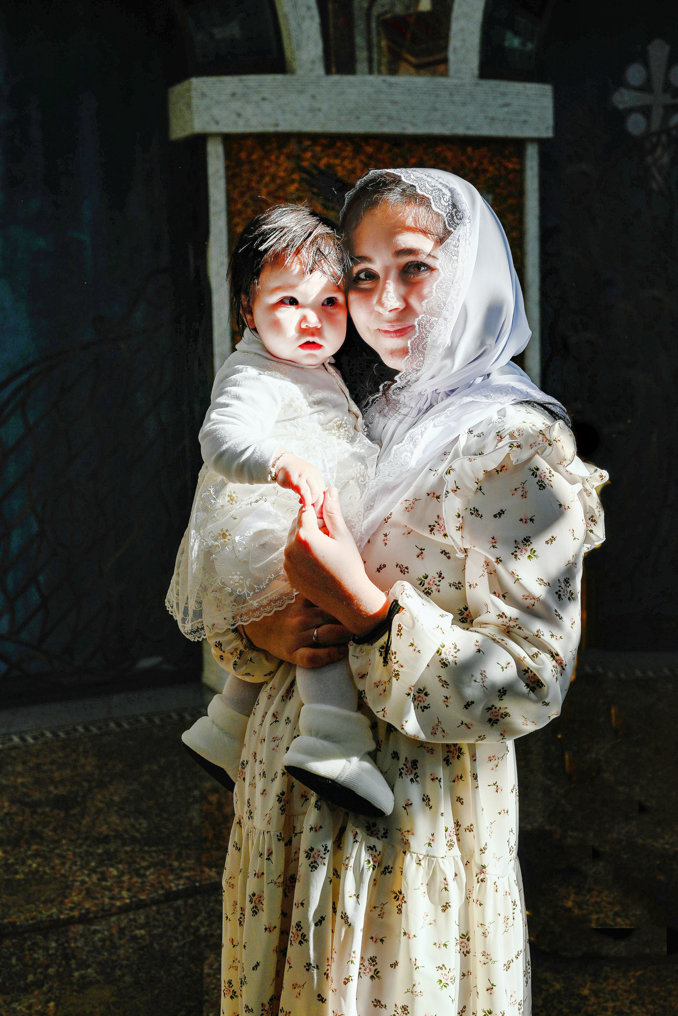 Крещение Вероники. Семейный и детский фотограф Москва