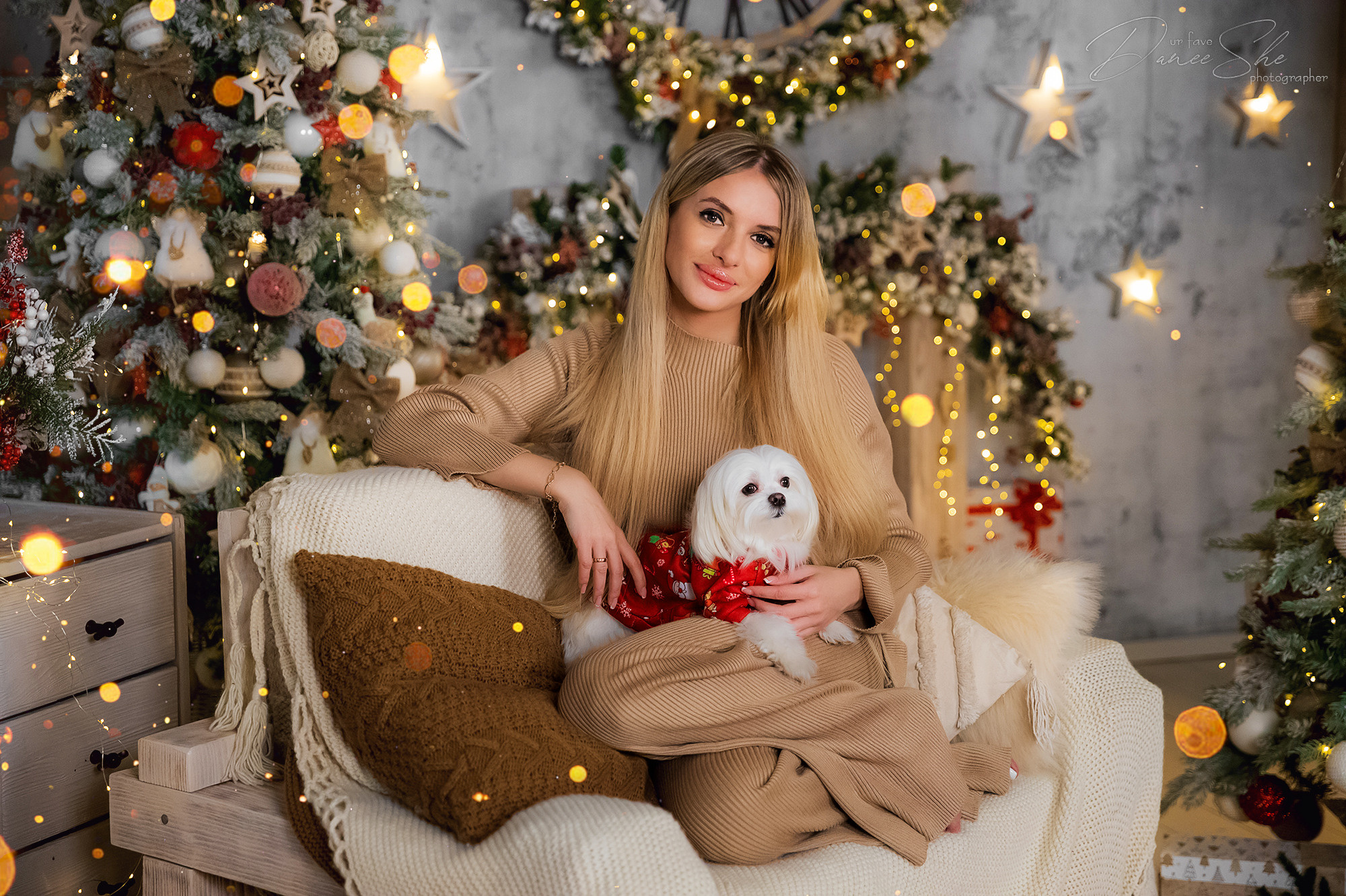 Новогодняя фотосессия 2025 в Москве. Интерьеры, Контент, Портреты | Фотограф в Москве Дани Терно