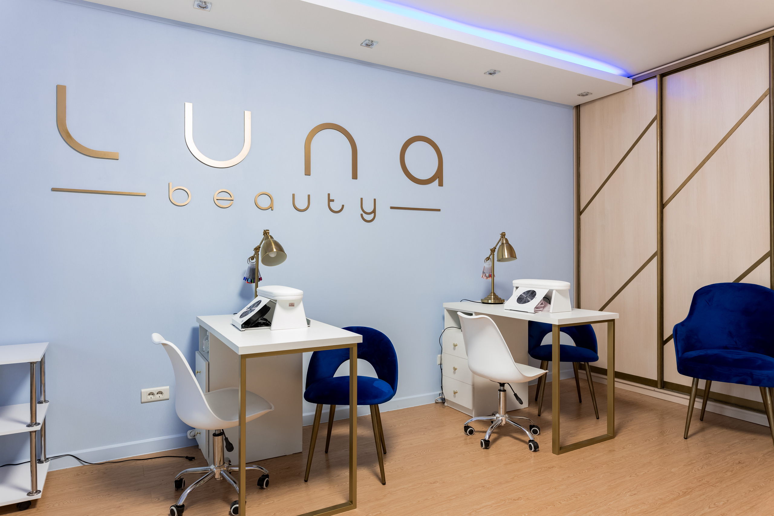 Съемка интерьера для студии красоты Luna Beauty на метро Братиславская. Интерьеры, Контент, Портреты | Фотограф в Москве Дани Терно