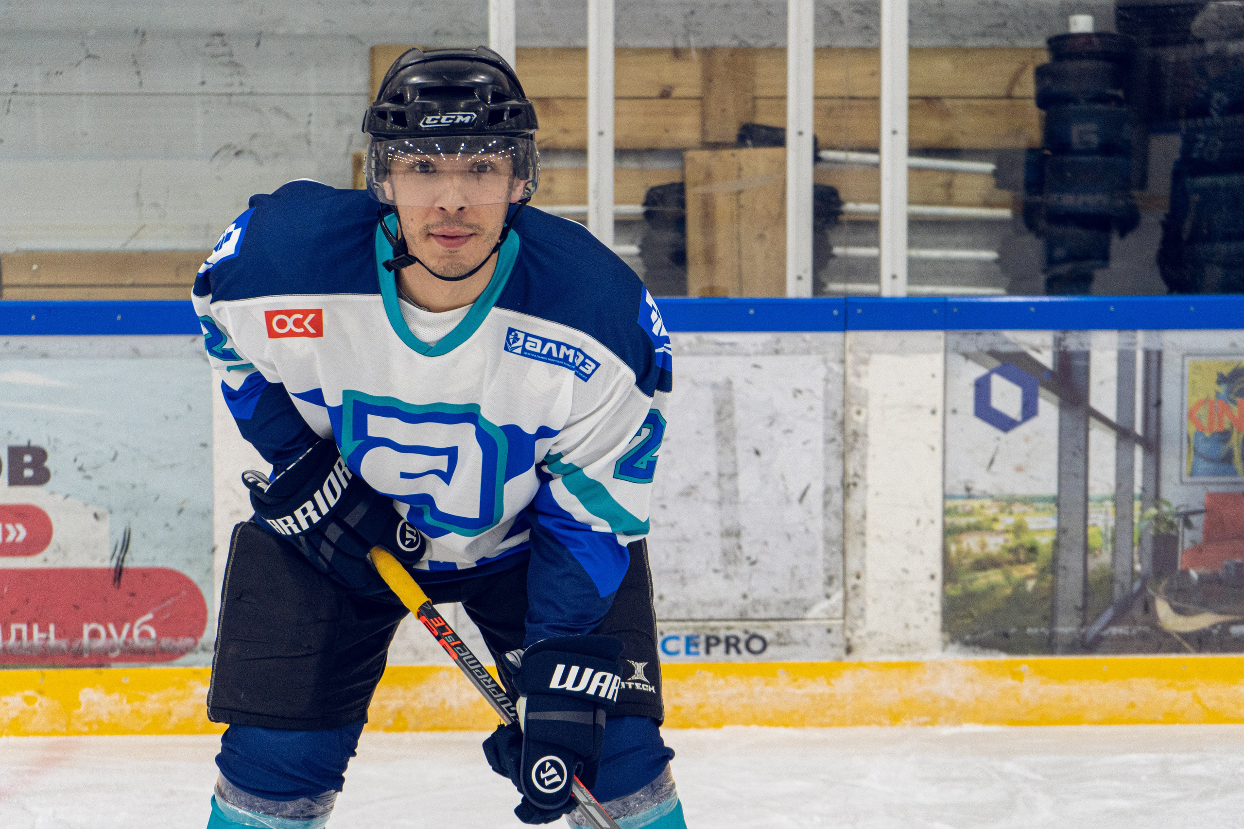 Тренировка по хоккею «ЦМКБ «Алмаз»