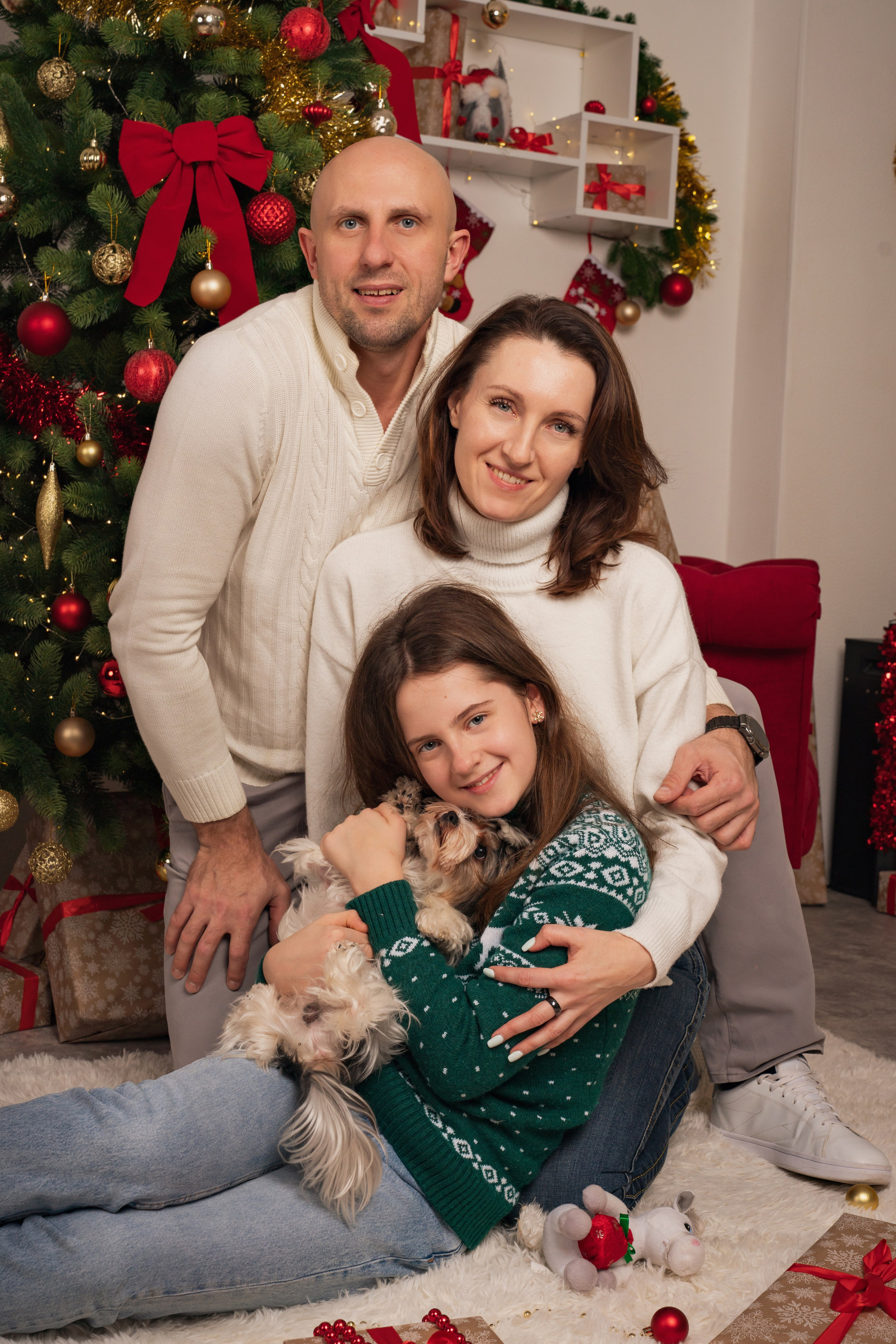 Новогодняя фотосессия в студии