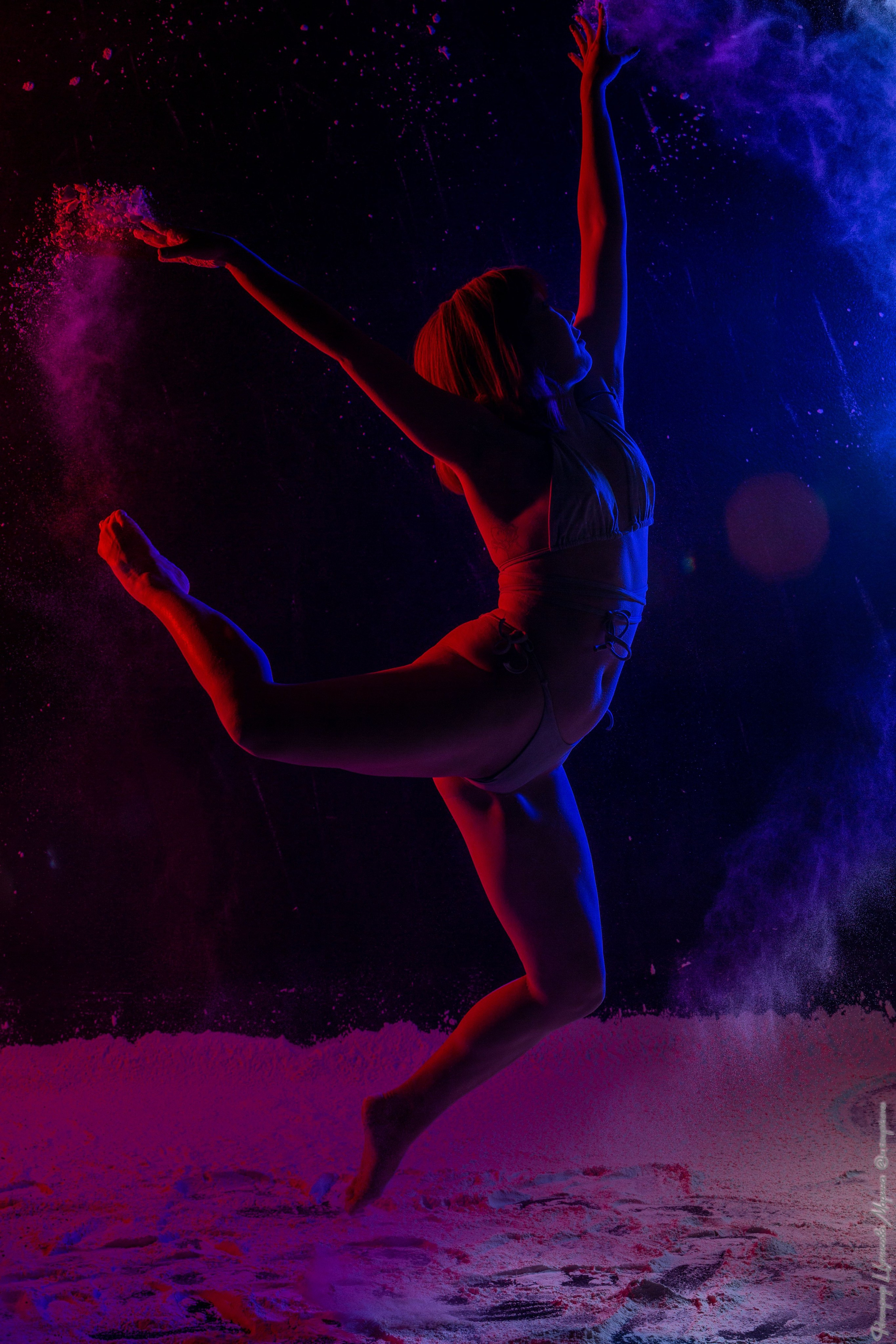 Фотосессия с мукой