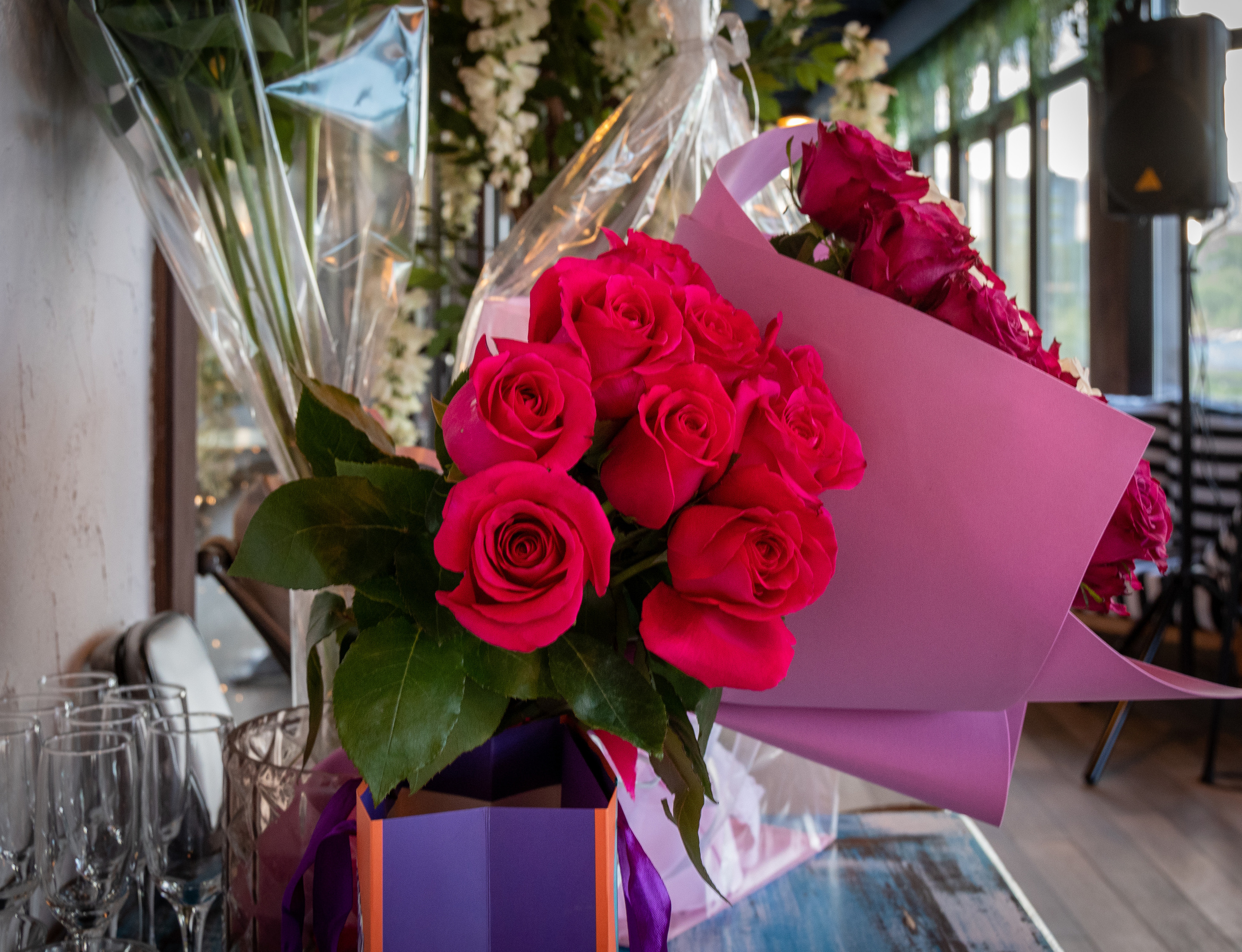 Фотосессия взрослого дня рождения. Интерьерный фотограф Евгений Расторгуев