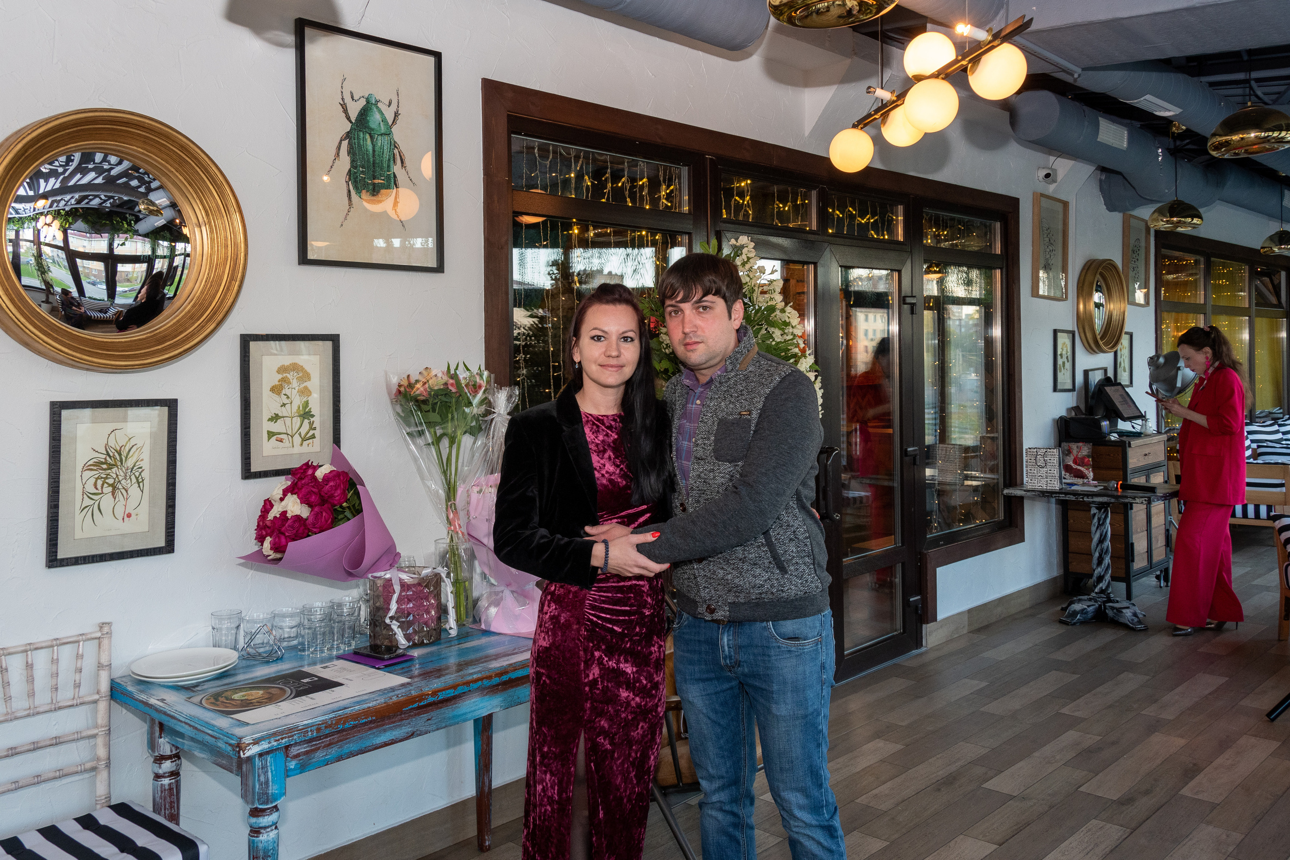 Фотосессия взрослого дня рождения. Интерьерный фотограф Евгений Расторгуев