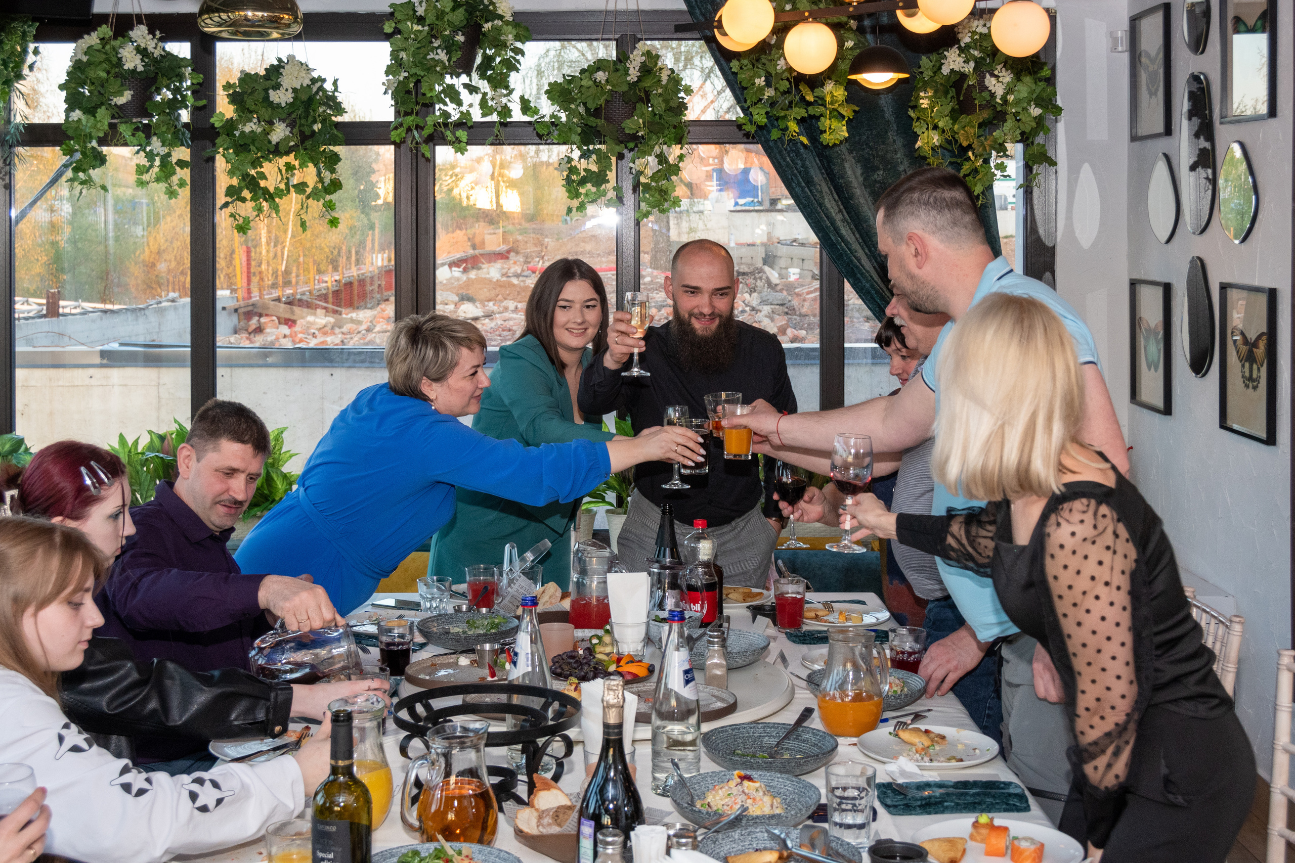 Фотосессия взрослого дня рождения. Интерьерный фотограф Евгений Расторгуев