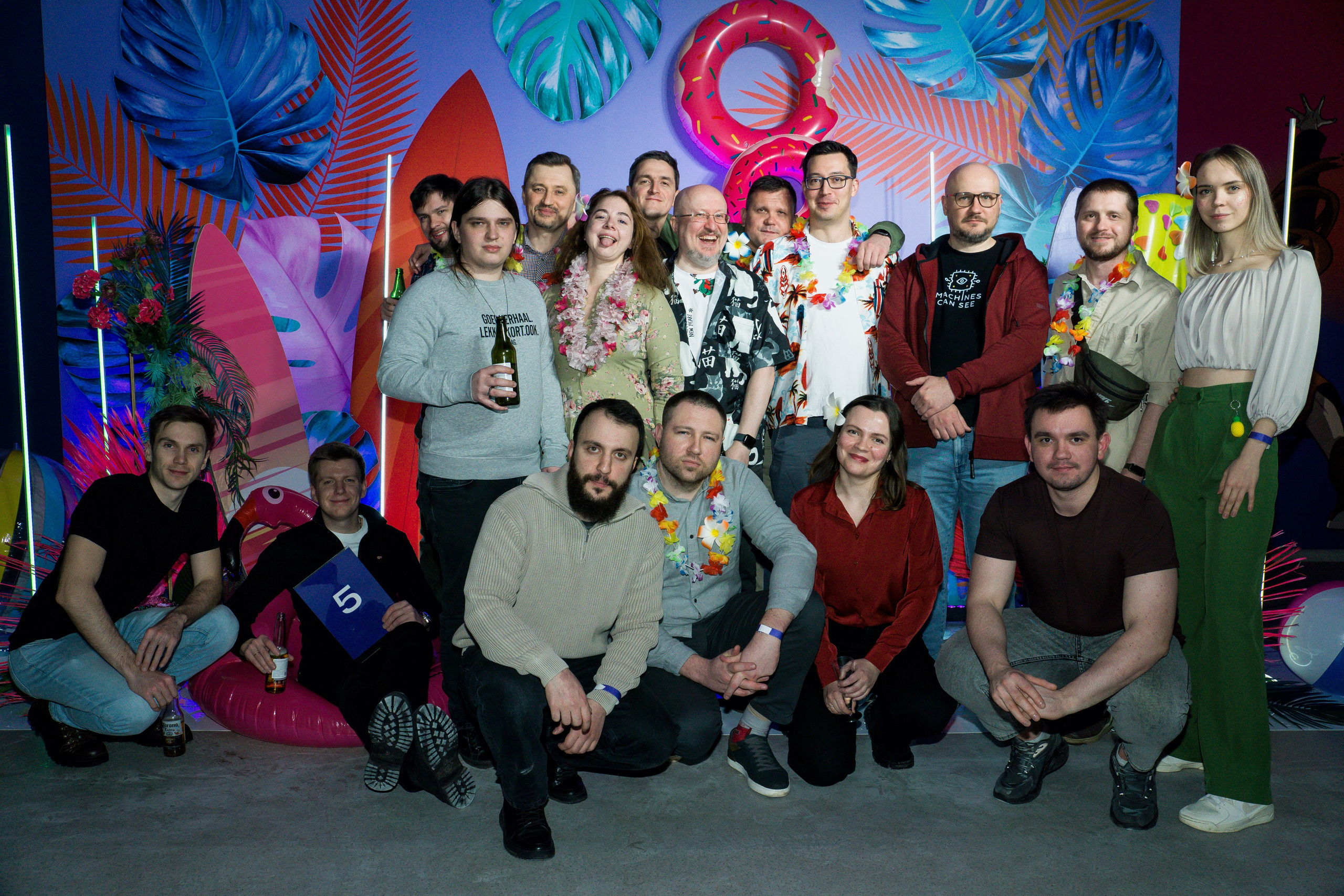 МТС корпоратив Гавайская вечеринка. Фотограф