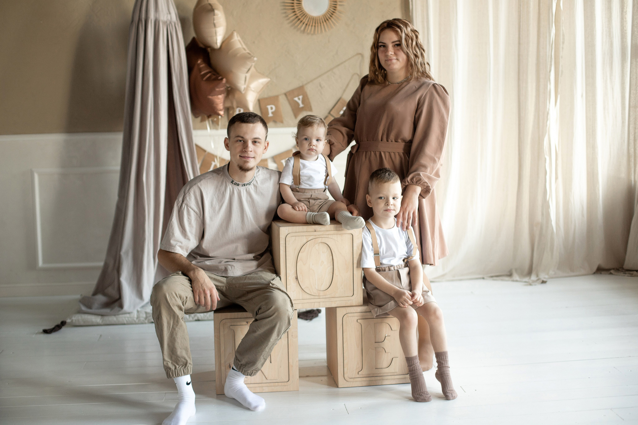 Годик малышу. Семейный и детский фотограф в Красноярске Анна Маюрова