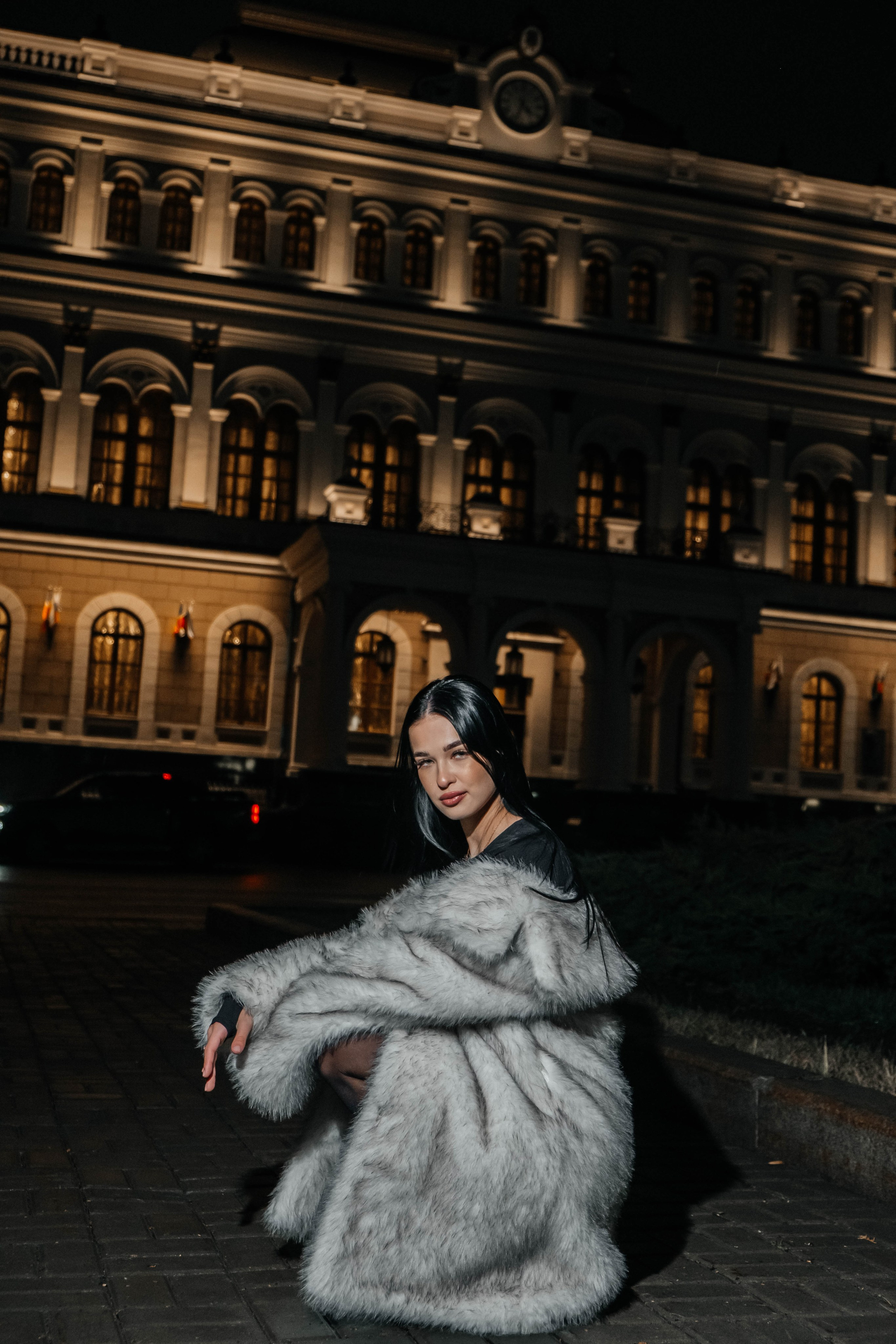 Ночь. Улица. Фонарь. Полина. Свадебный и портретный фотограф Казань | Белебей