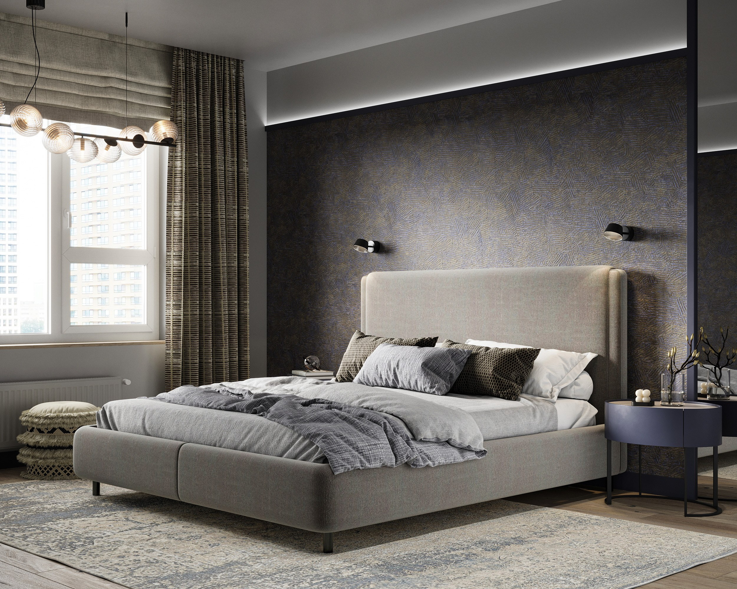 Bedroom. 3D-Визуализатор Алёна Сулохина