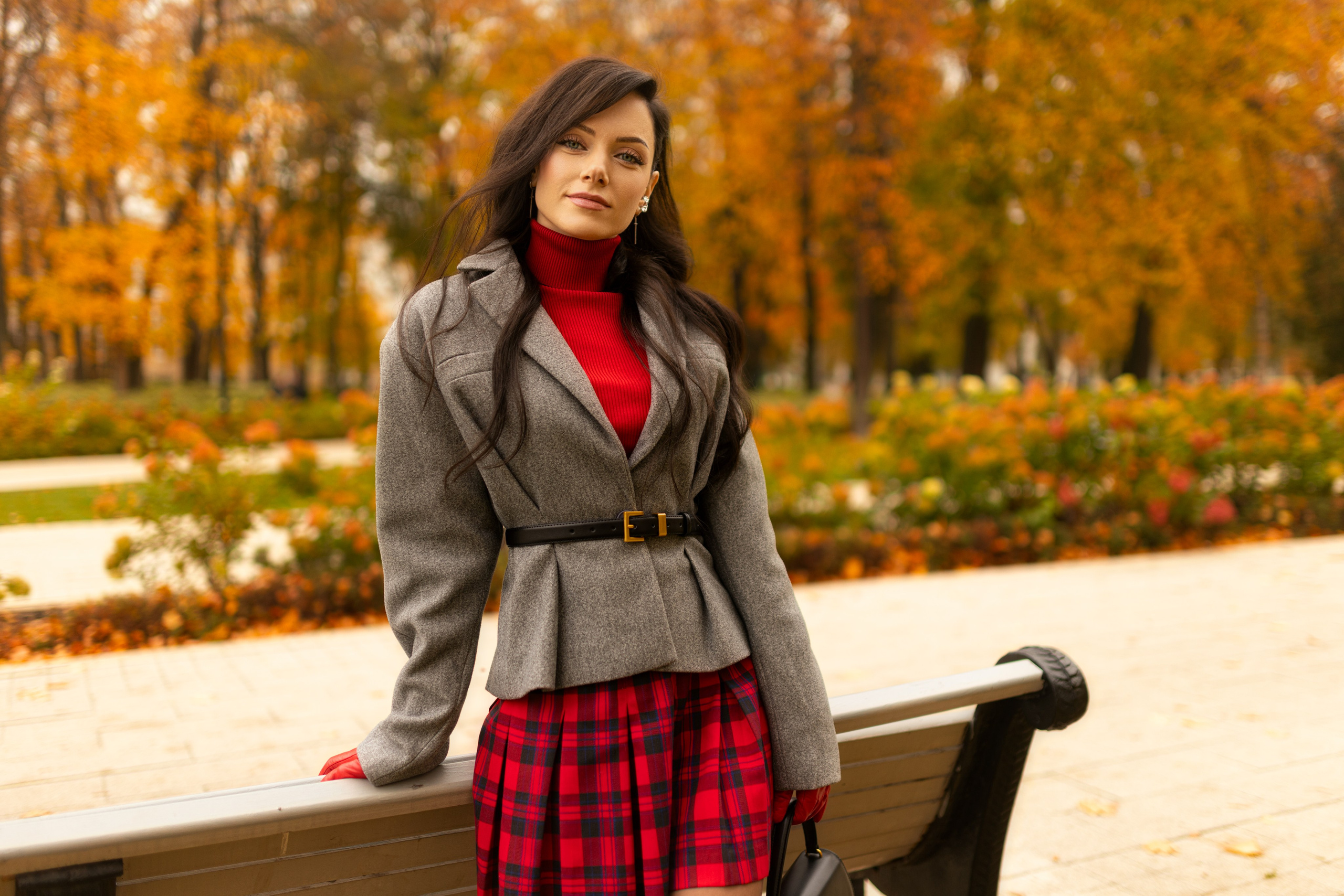 Фотосет с Екатериной в парке на осеннюю тему для «себя»