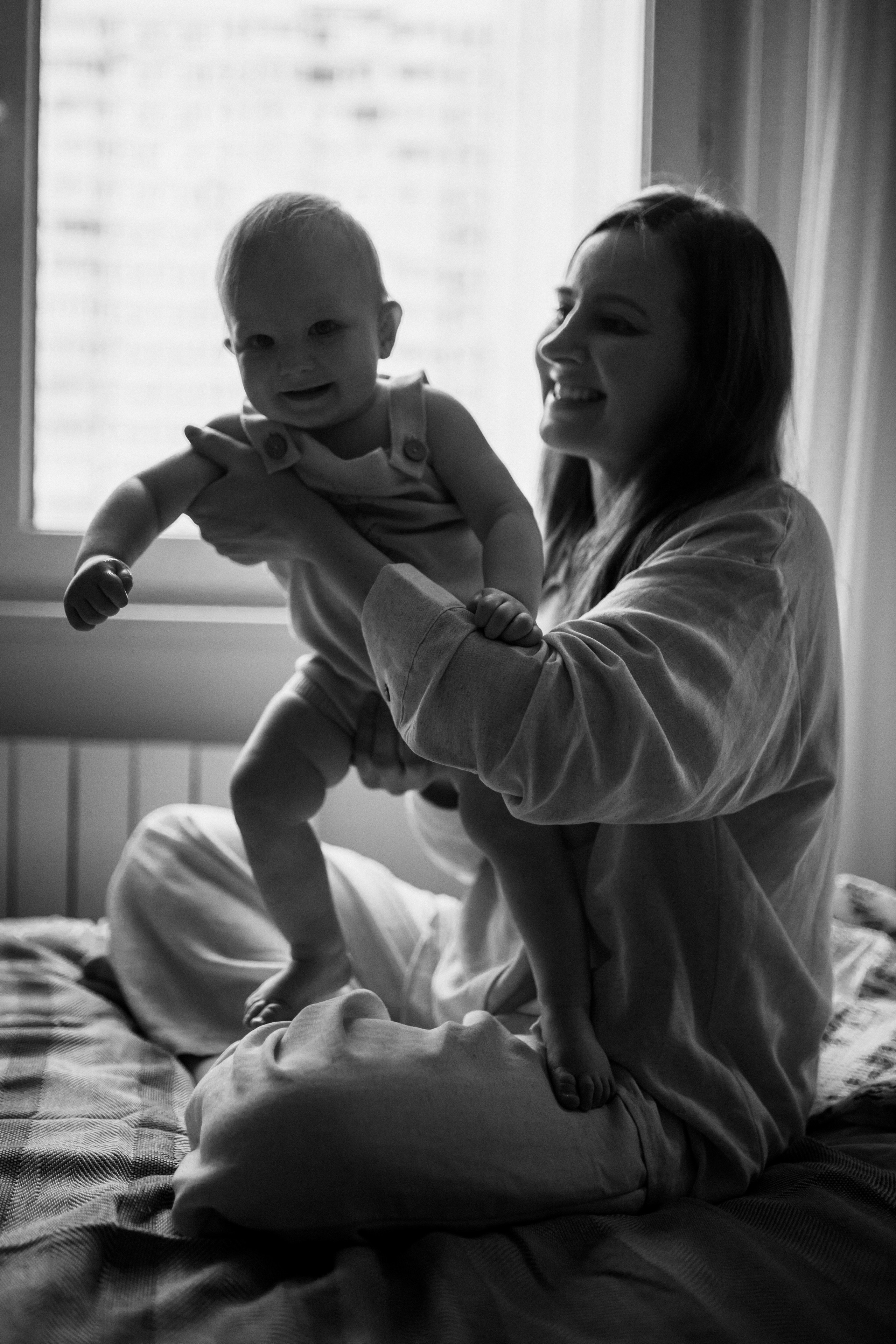 Домашняя история про маму и малыша. Мария Гурьянова. Семейный lifestyle фотограф в Москве и по всему миру