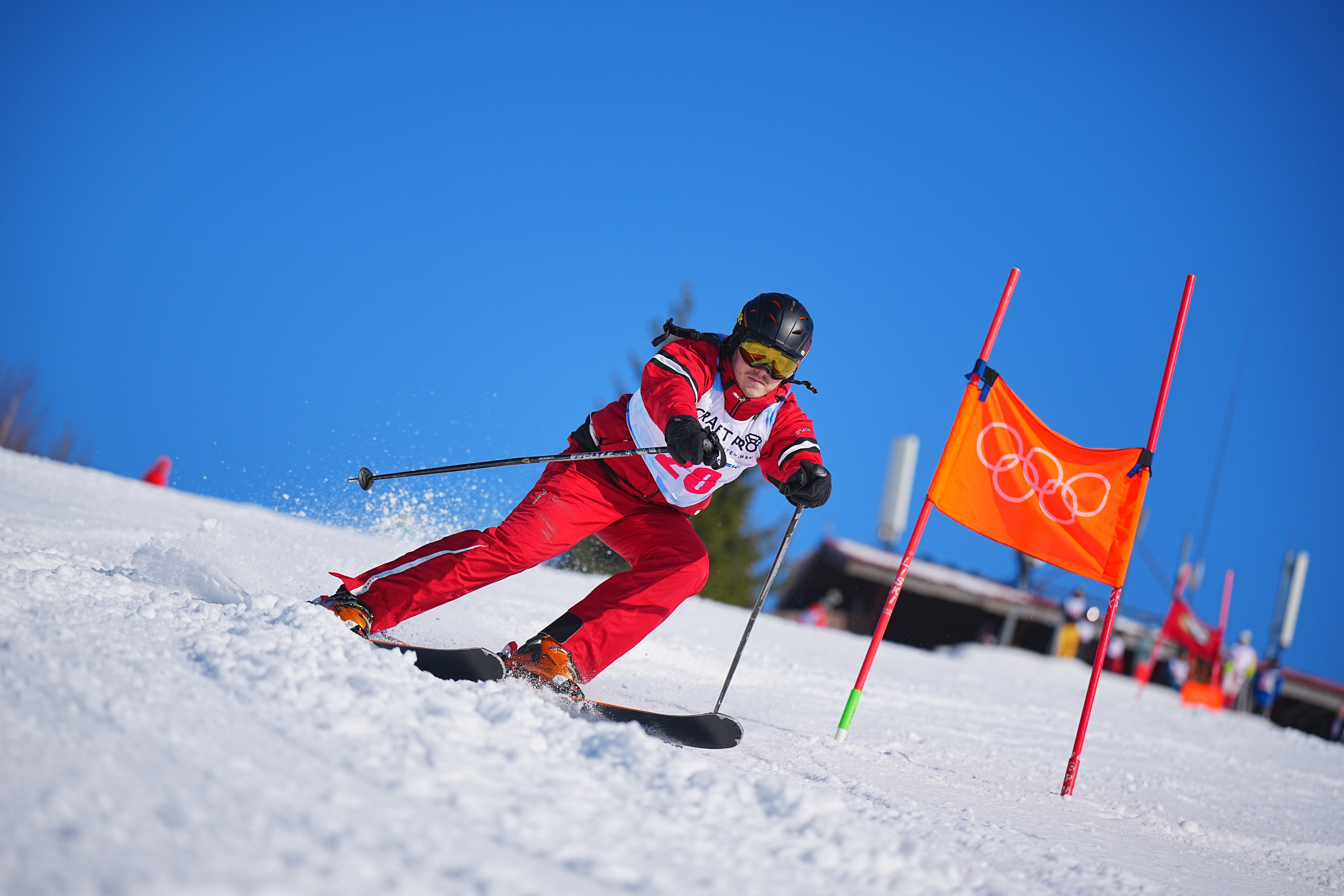 Шуколово. Открытое Первенство МФТИ по горным лыжам. GS, Telemark, 2024. Фотограф Студитский Евгений