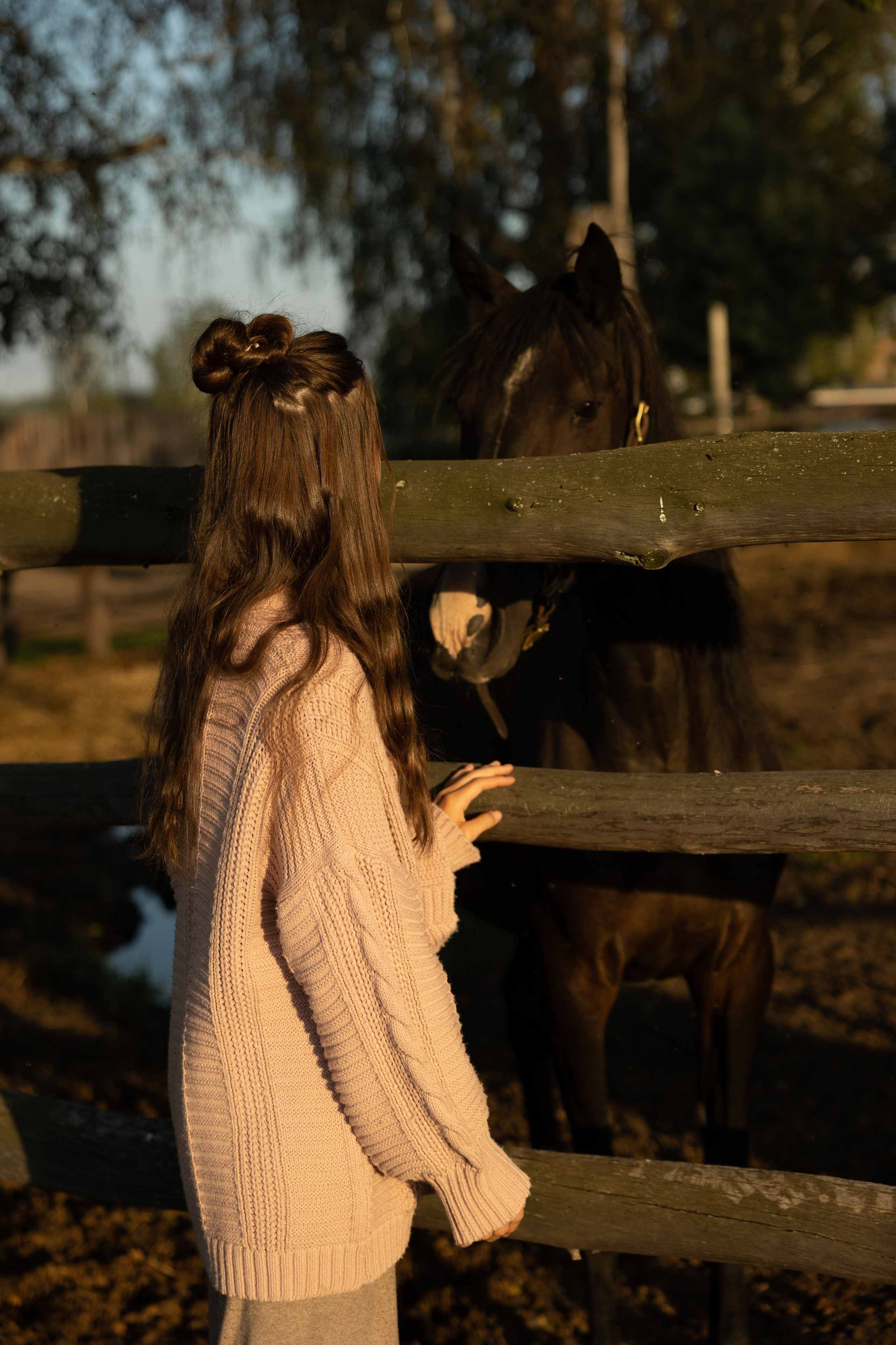 Прогулка на конюшне. Семейный и женский фотограф, стильный репортаж в г. Новосибирск