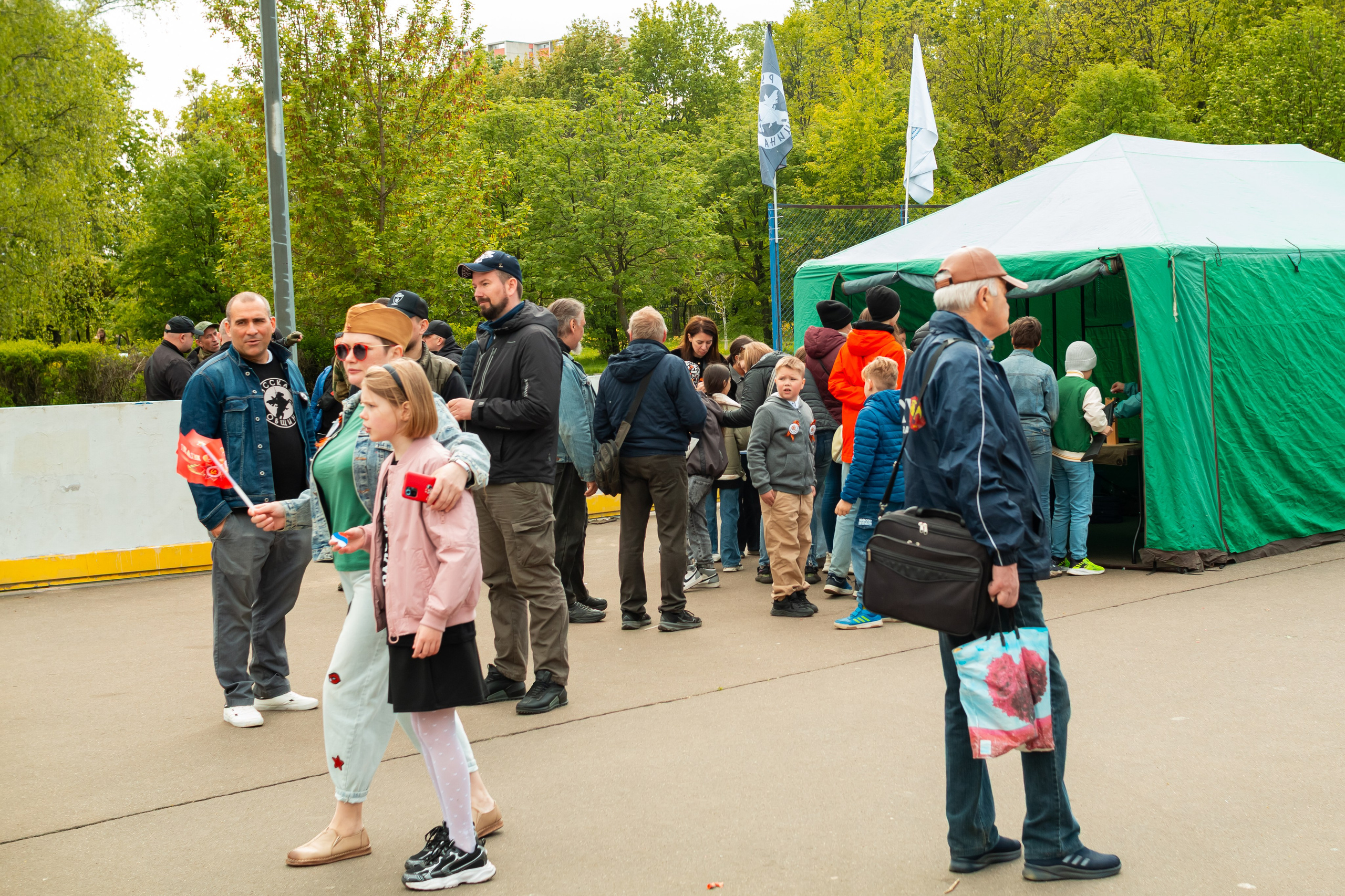 Репортаж с 9 мая 2025 года, День Победы! ВАО Москва. Фотограф Илья Варакин