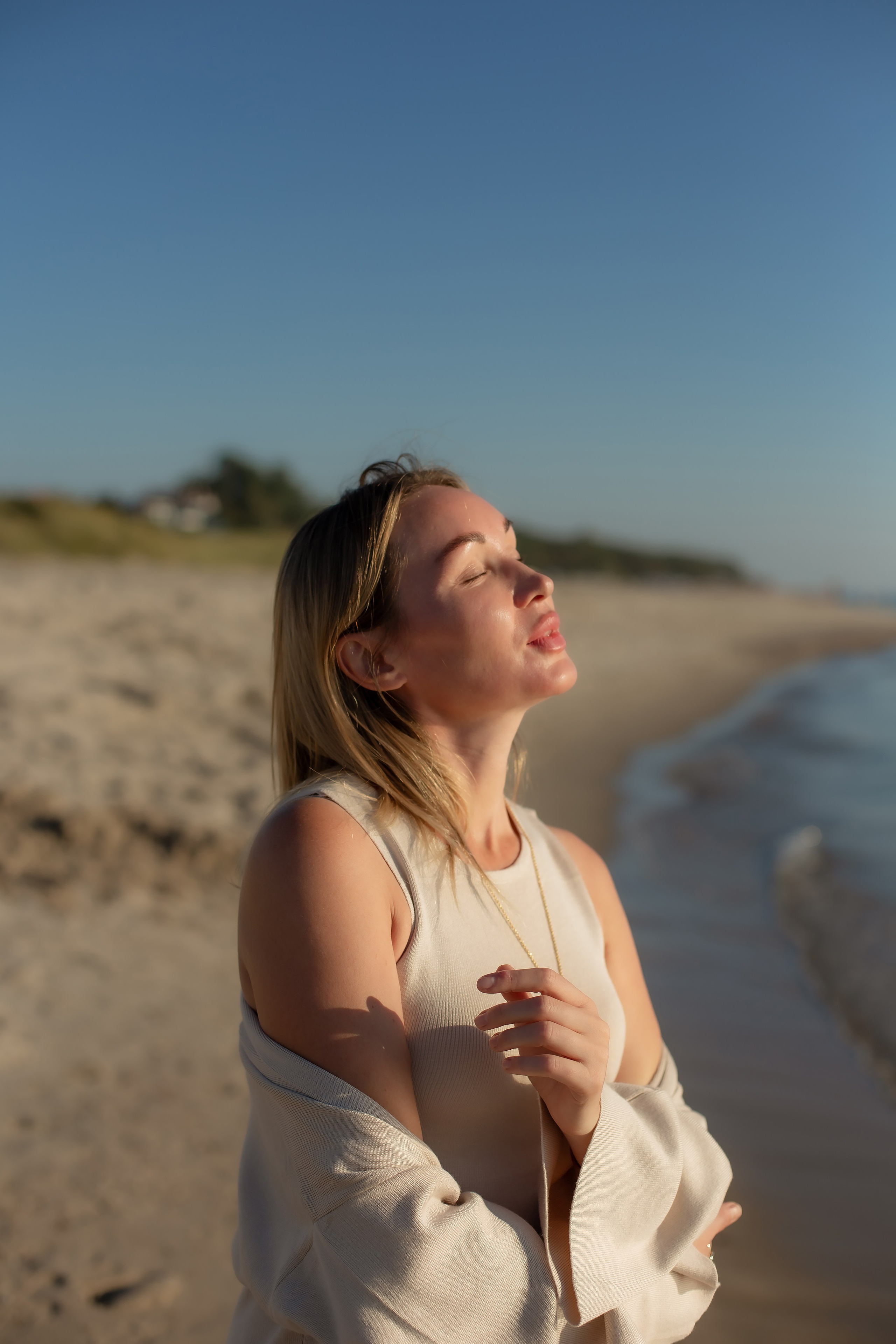 Татьяна. Вечер на море. Фотограф в Калининграде Решетникова Алина