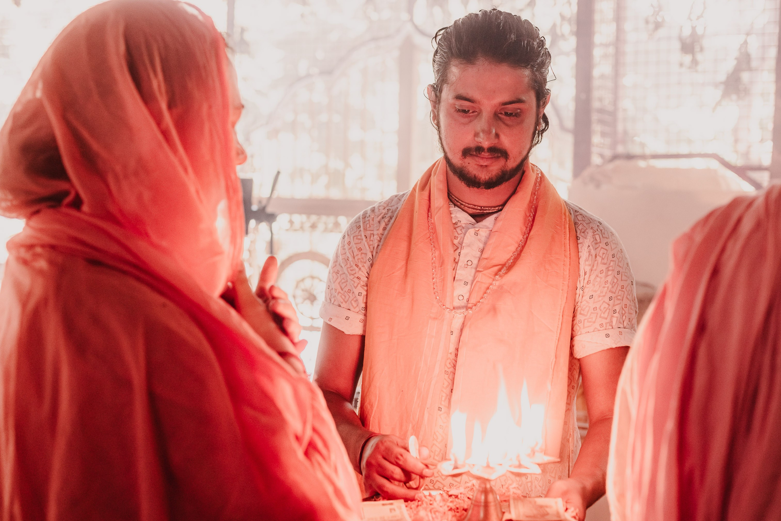 Navaratri yajna at Devraha Baba Ji ashram. Мариам Багдасарян