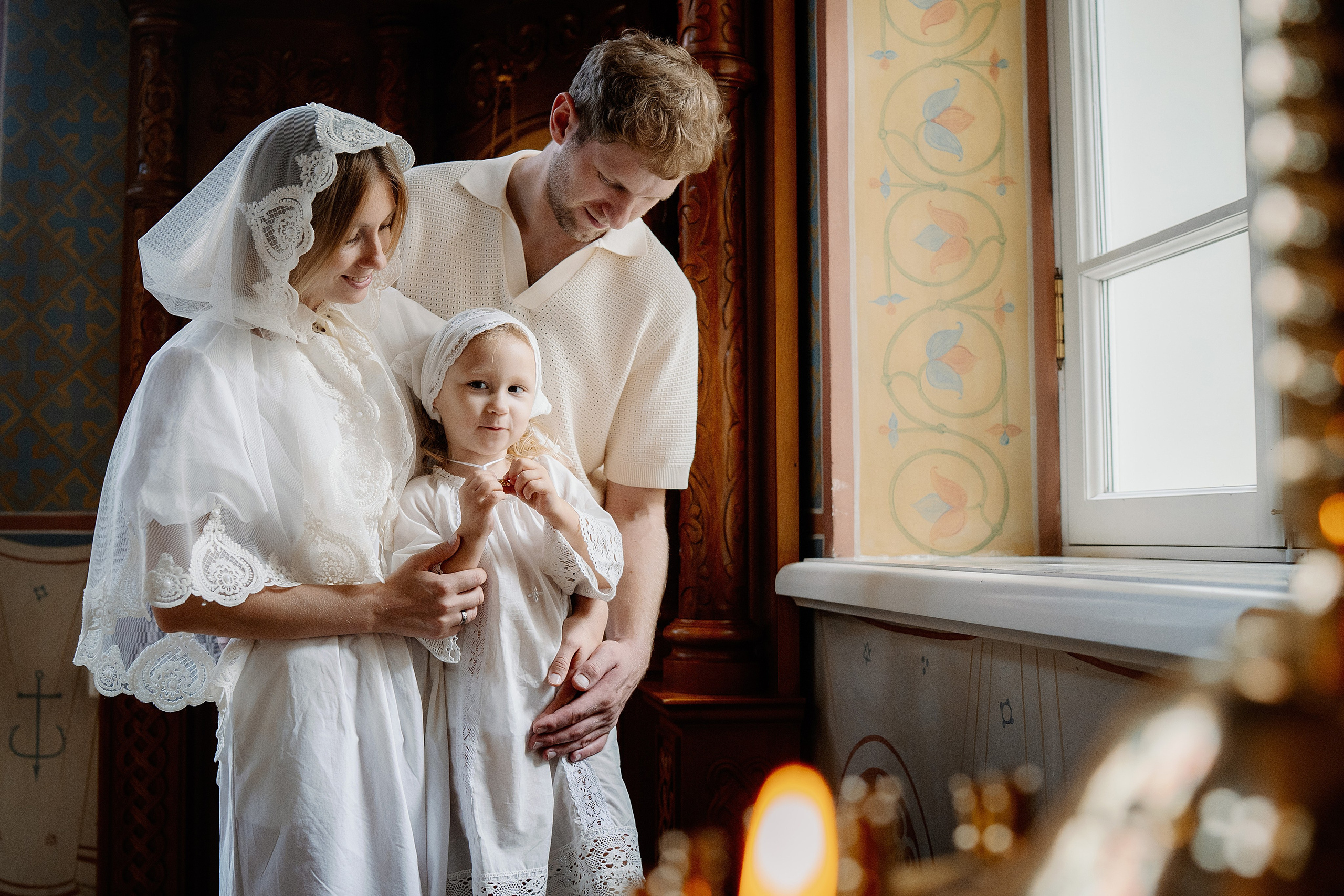 Крещение Эммы. Фотограф на Крещение и Венчание в Красноярске Рамазанова Юлия