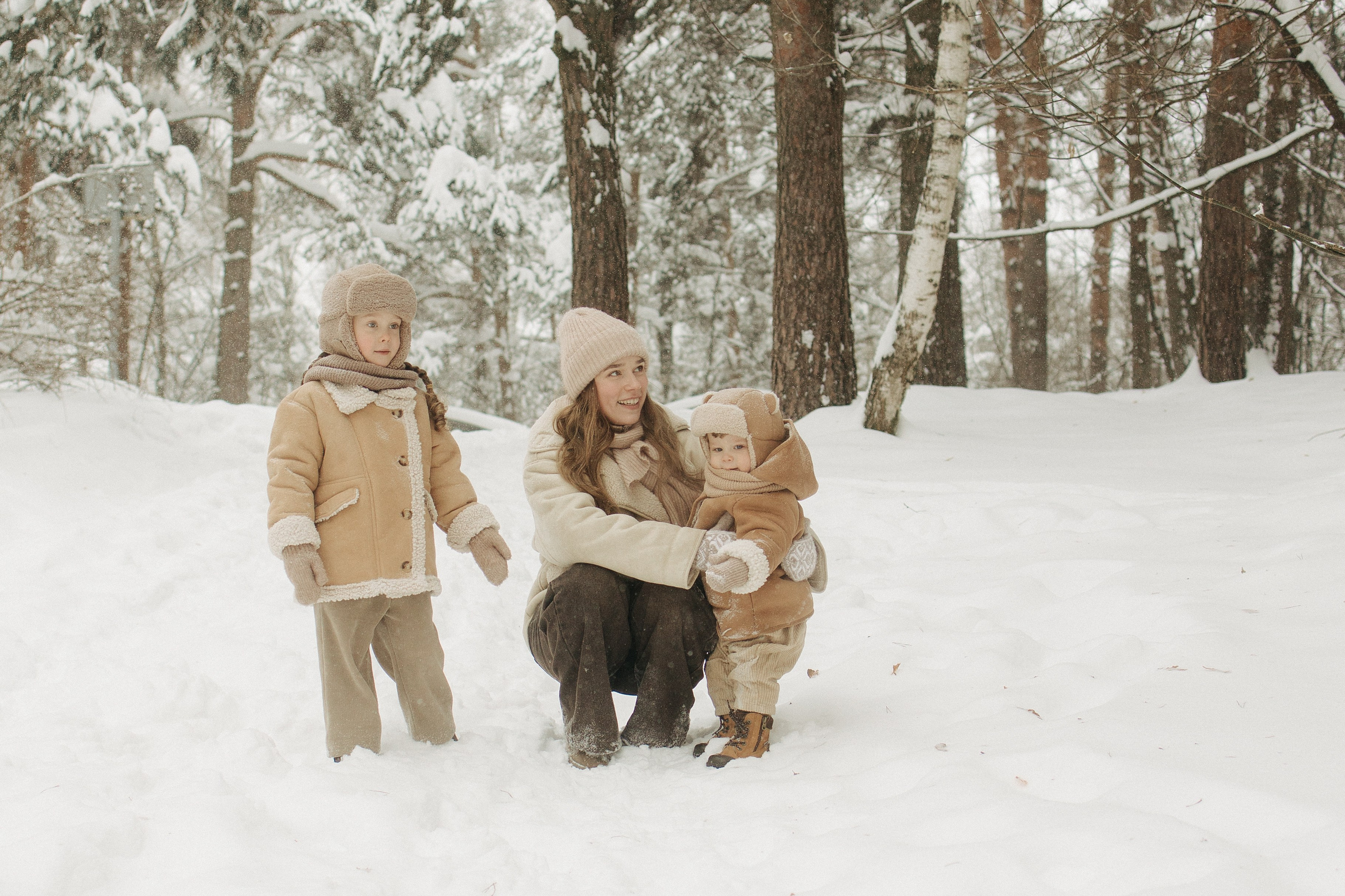 Снежный лес. Фотограф Анастасия Бобылева, Москва и Московская область