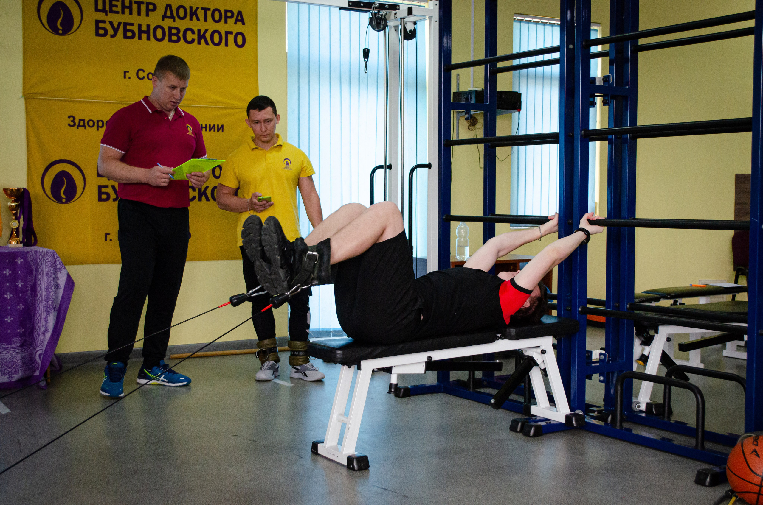 Медицинское спортивное мероприятие. Фотограф