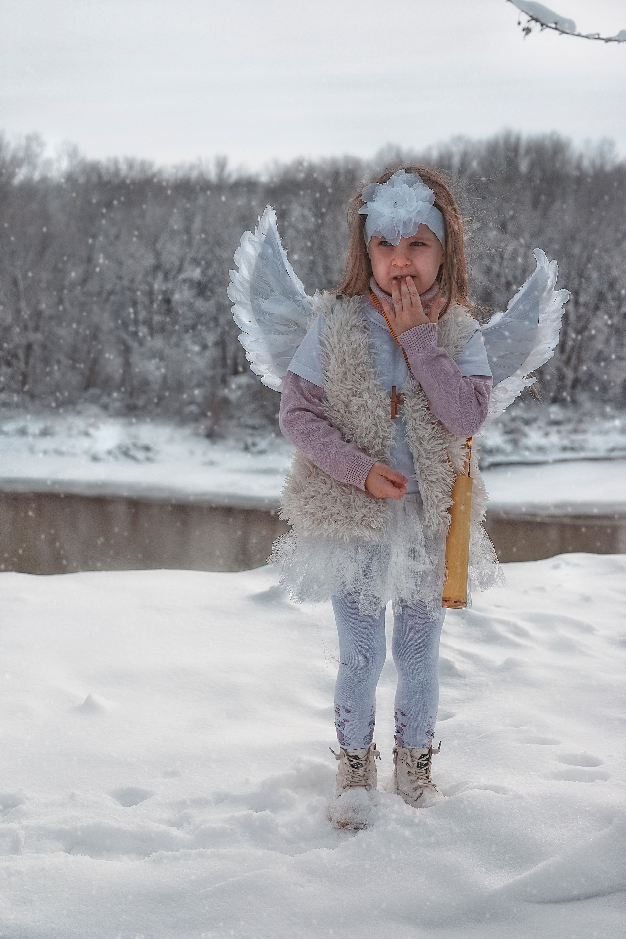 Дети зимой. Семейный детский фотограф Краснодарский край Оксана Колос