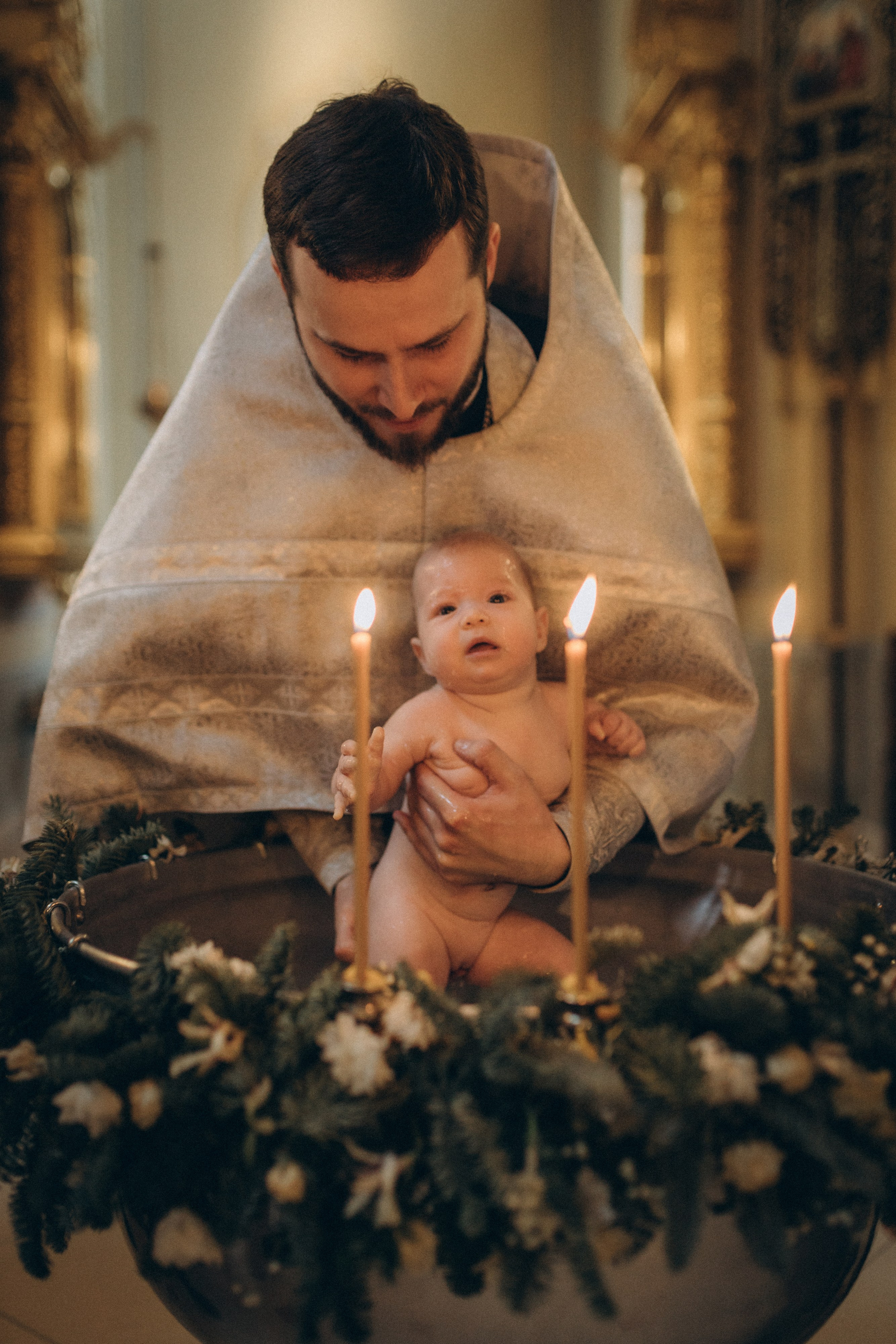Крещение Анютки. Семейный фотограф и фотограф на роды в Ростове-на-Дону Мухина Виктория