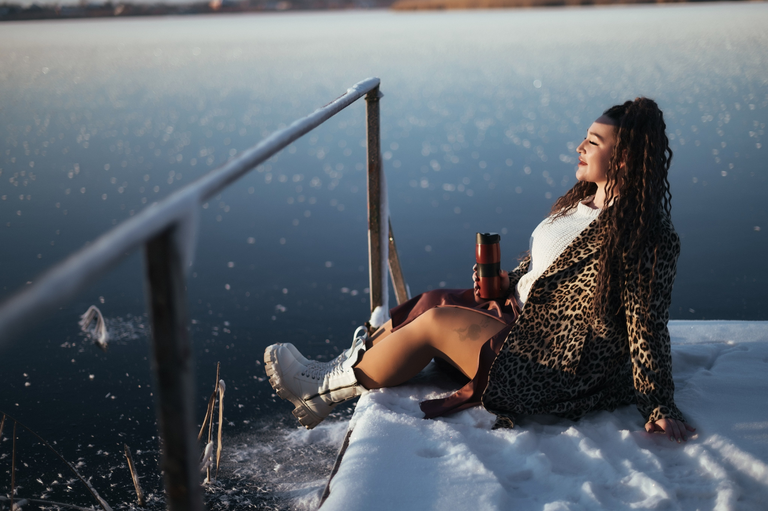 Мария. Зима. Солнечная история. Фотограф Котова Валентина