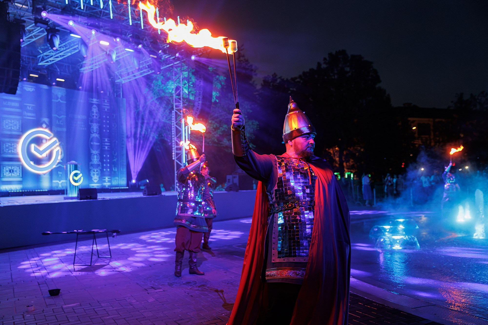 Открытие мультимедийного фонтана | СБЕР. Боченков Вадим | Фотограф в Пскове и Санкт-Петербурге