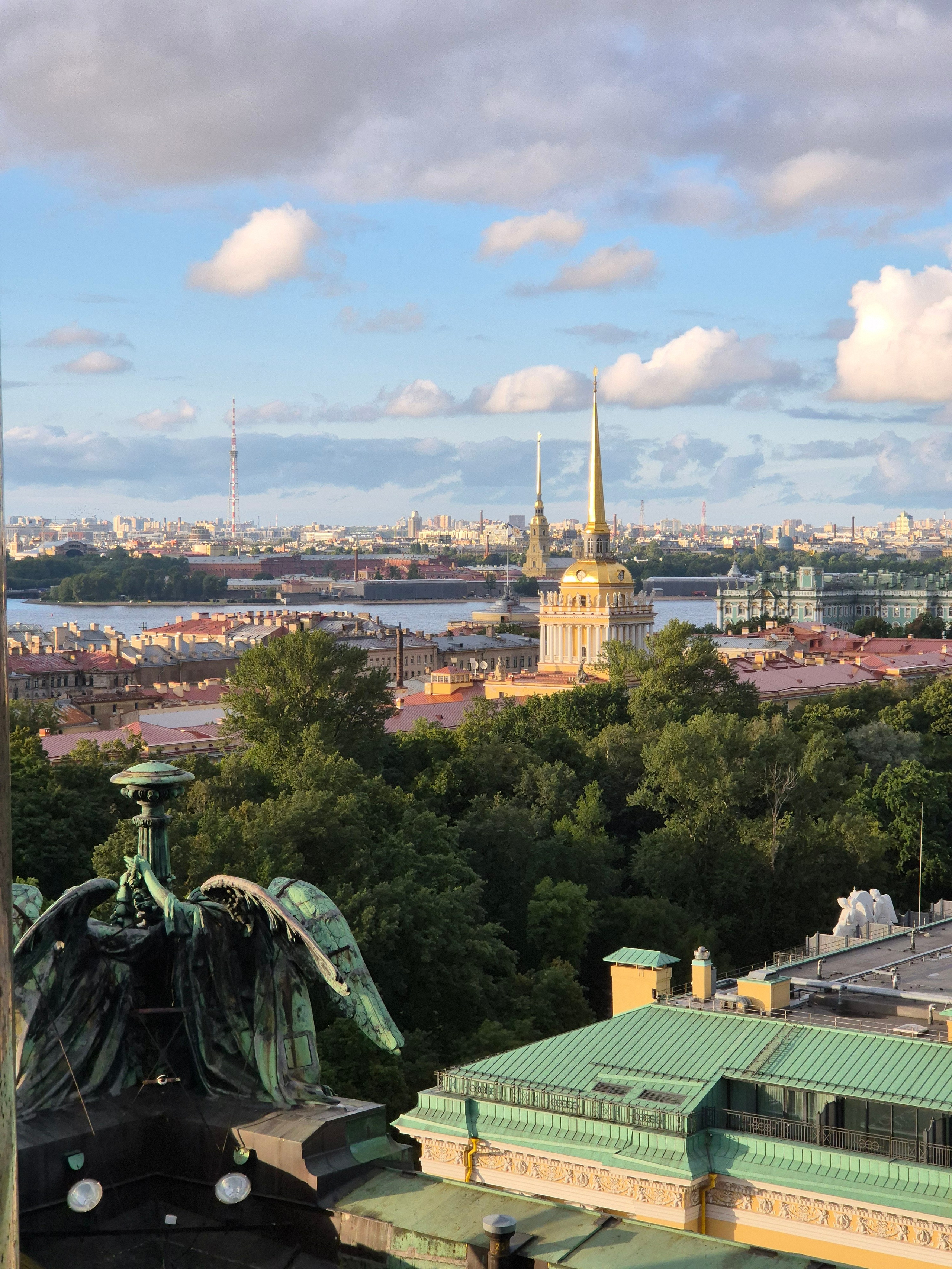 Вечернее фото с Исаакиевского собора