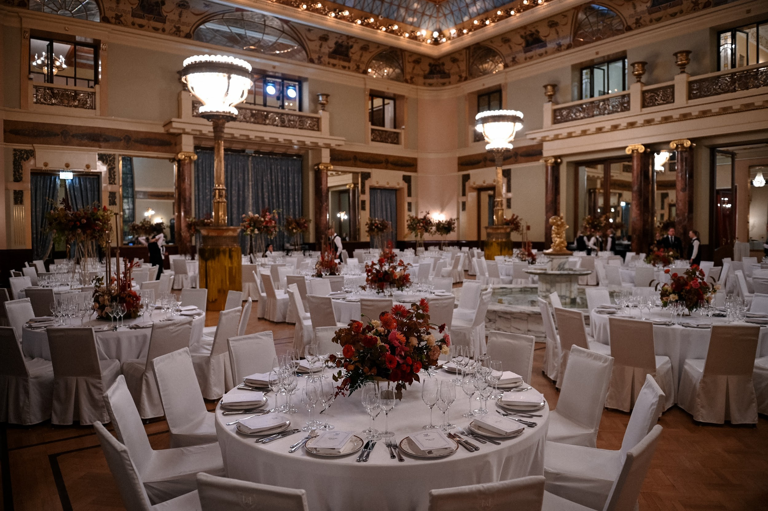 Светский прием в отеле Метрополь. Kirillova Studio — мастерская декора и событий Юли Кирилловой