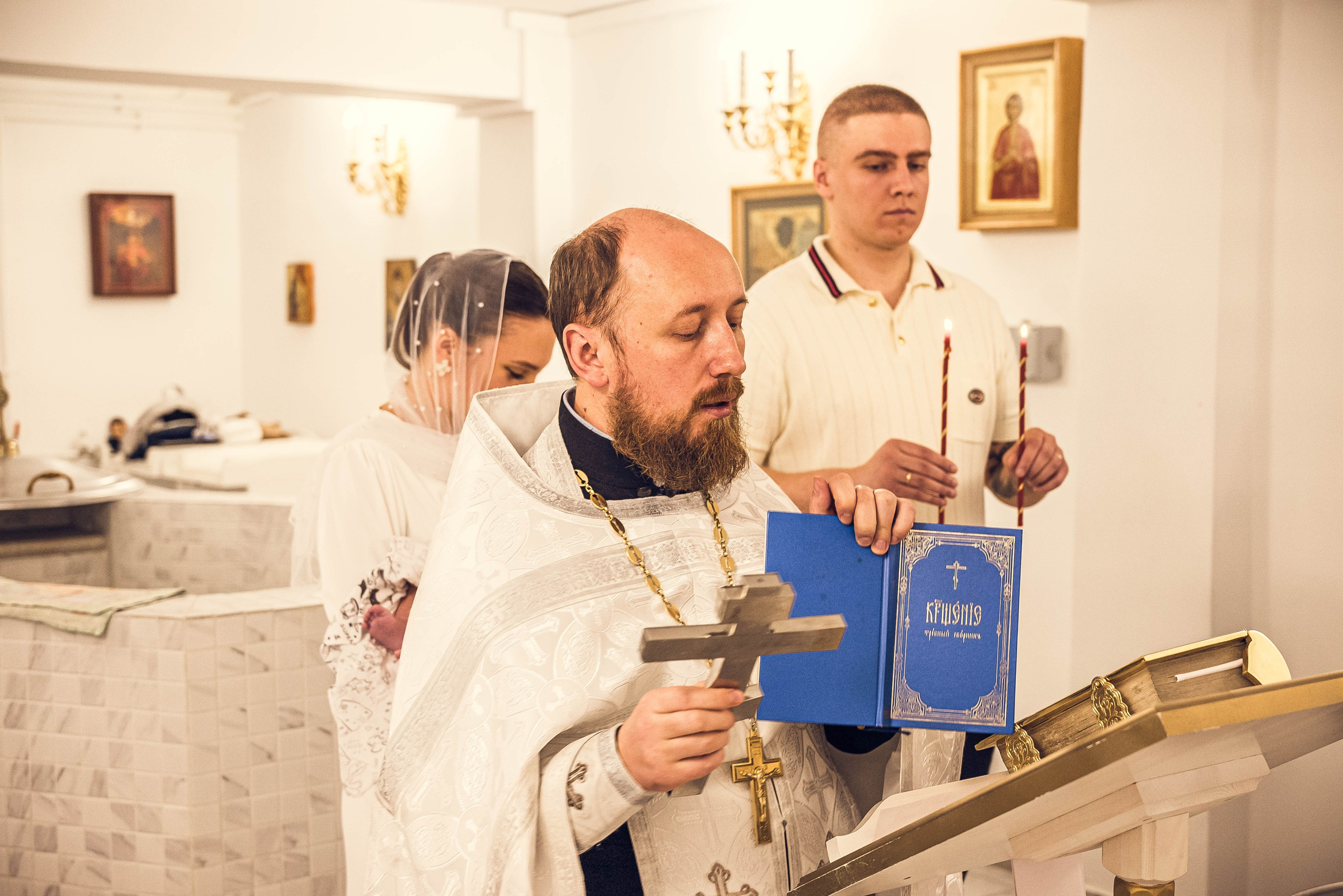 Крещение Мирона. Семейный и детский фотограф Москва