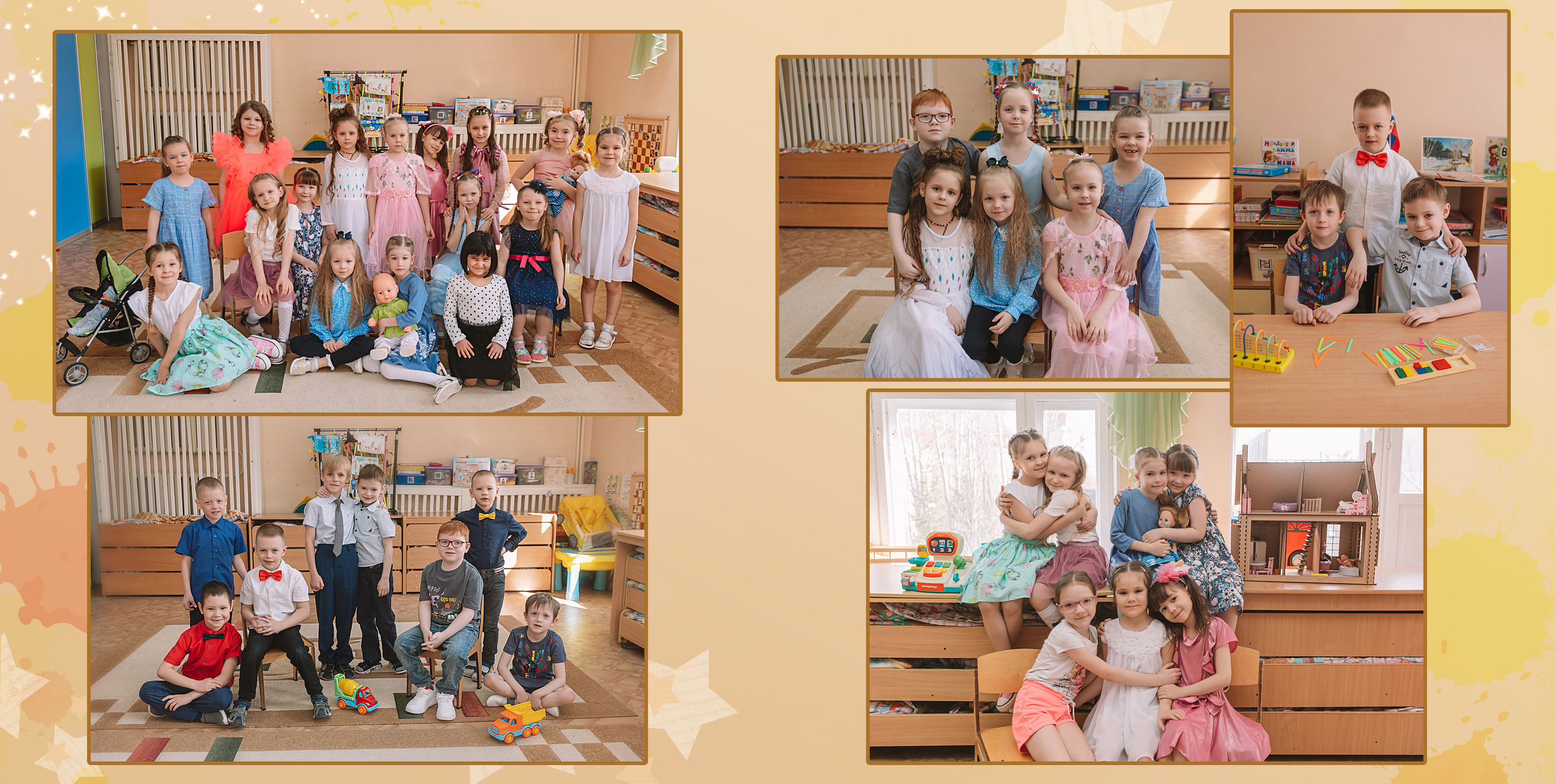 Съемка для одинаковых фотокниг садик. Семейный фотограф Тюмень, фотограф на роды Салмина Мария