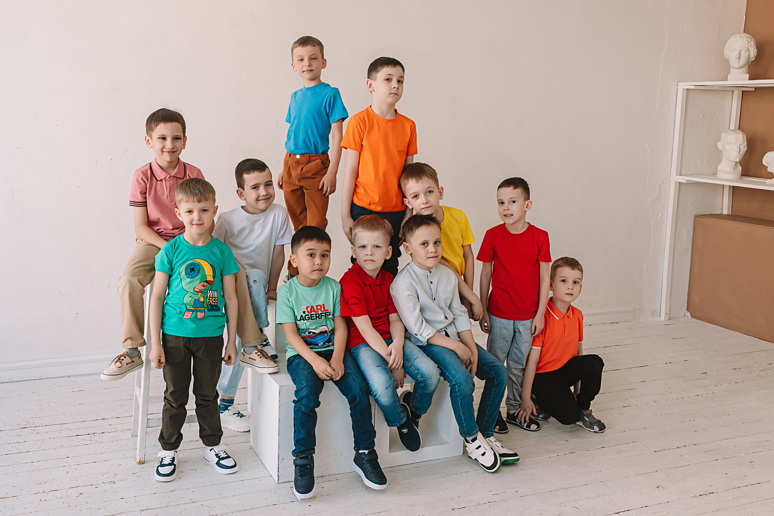 Садик в студии. Семейный фотограф Тюмень, фотограф на роды Салмина Мария