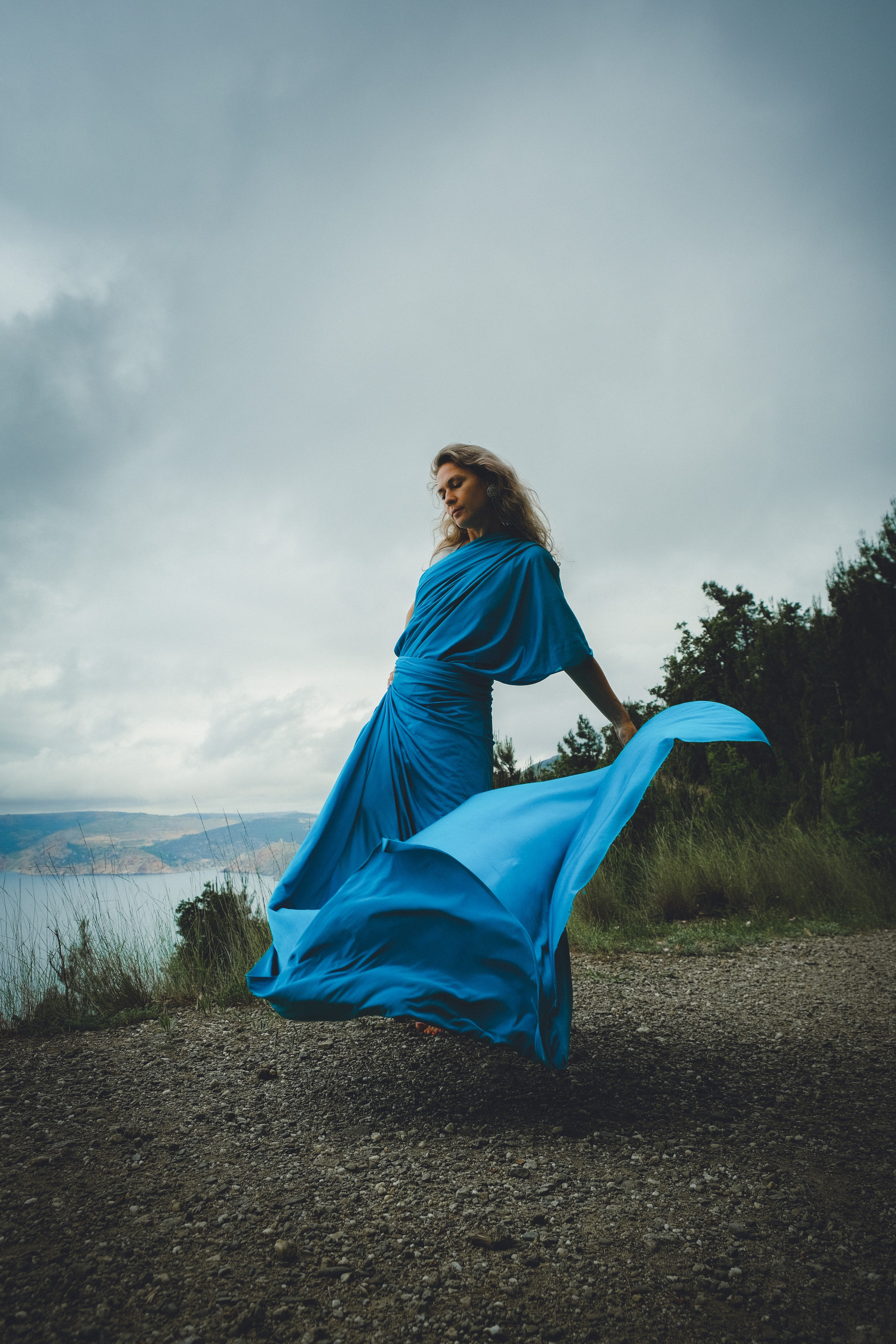 Фотосессия в платье. Крым