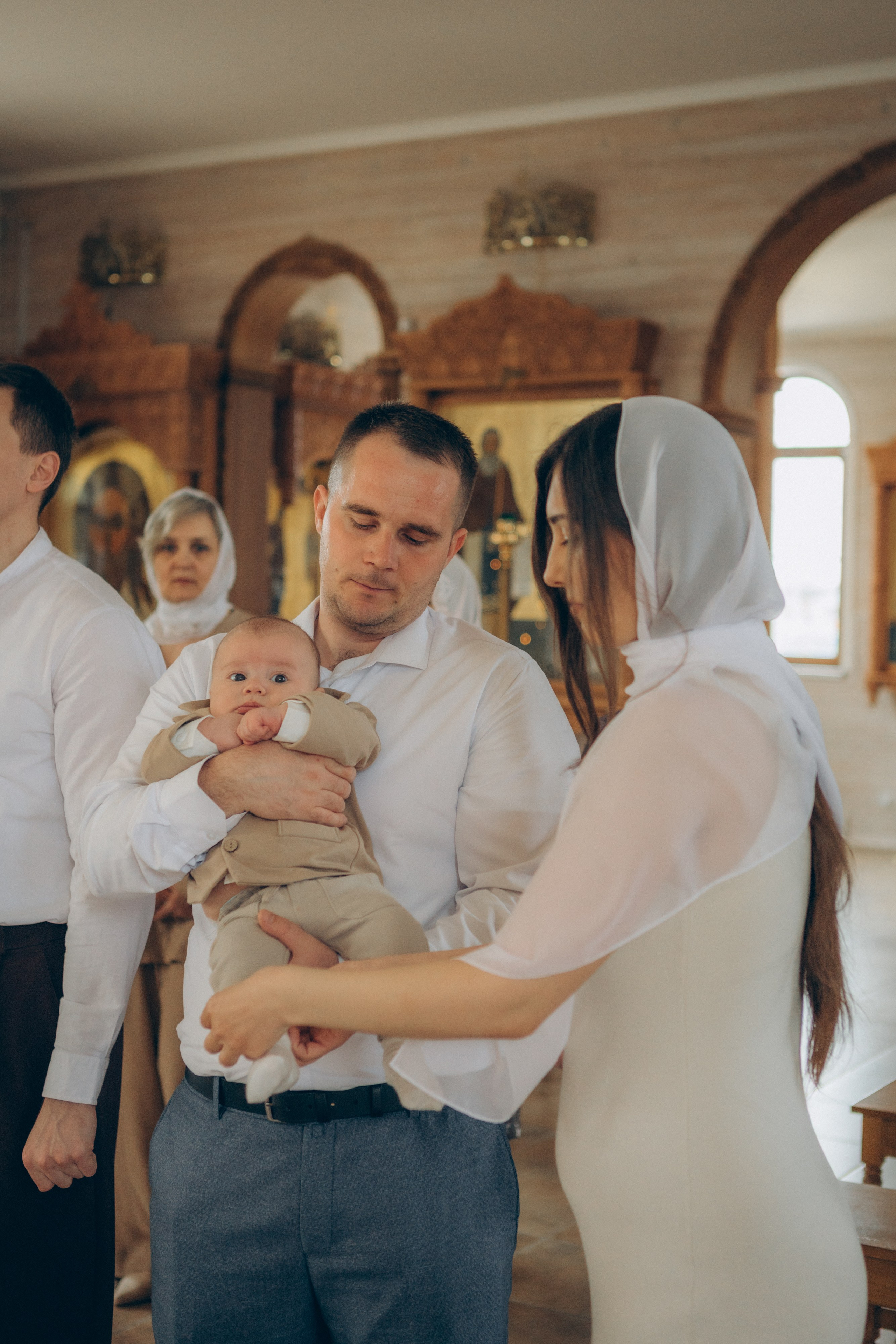 Крещение Льва. Семейный фотограф и фотограф на роды в Ростове-на-Дону Мухина Виктория