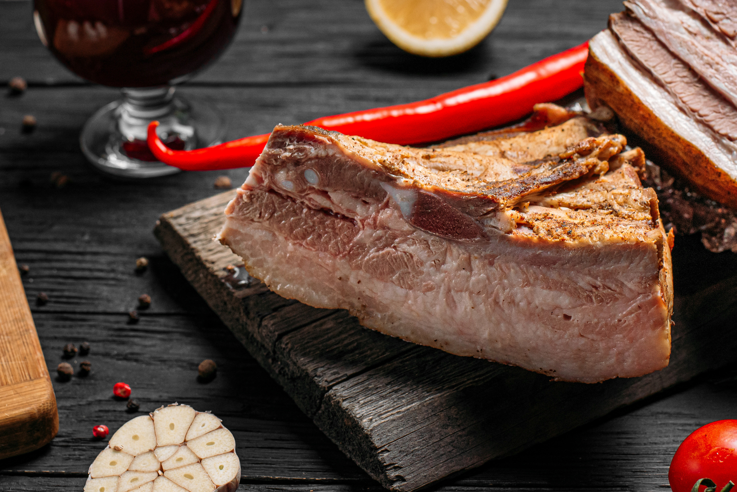 Фуд Съемка Варено-Копченого мяса домашнего производства. Фотограф|КРЫМ| Владимир Комок