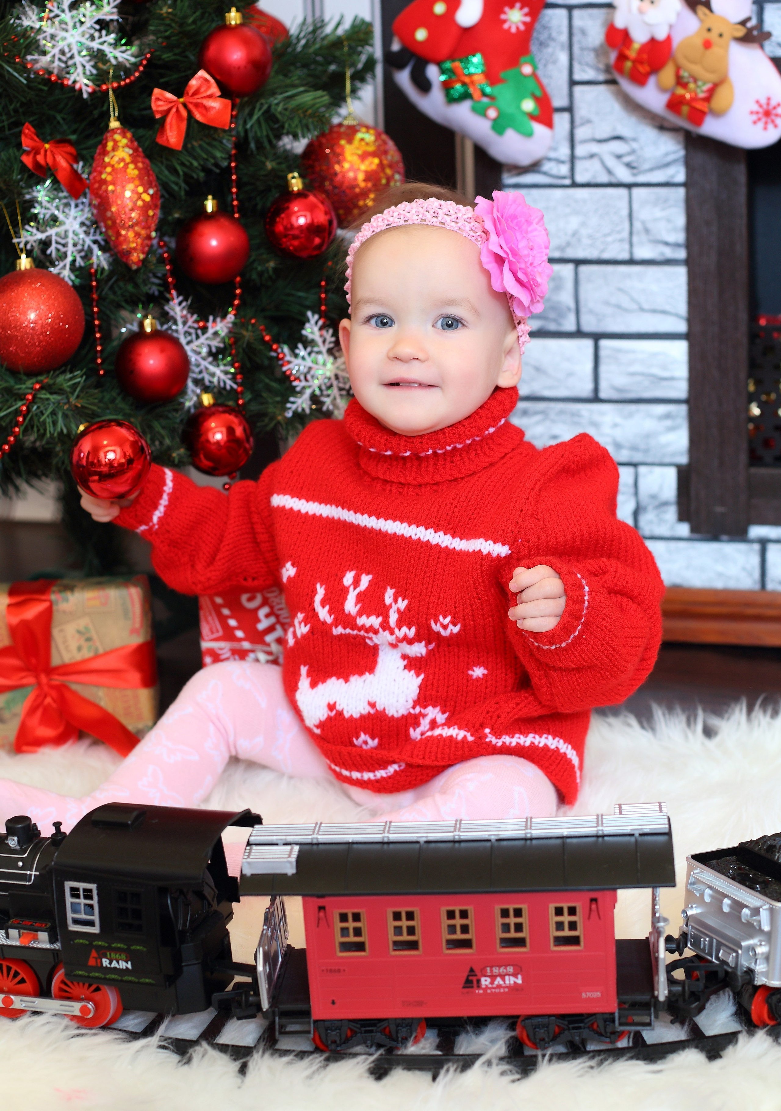 У камина. Детская выездная фотостудия